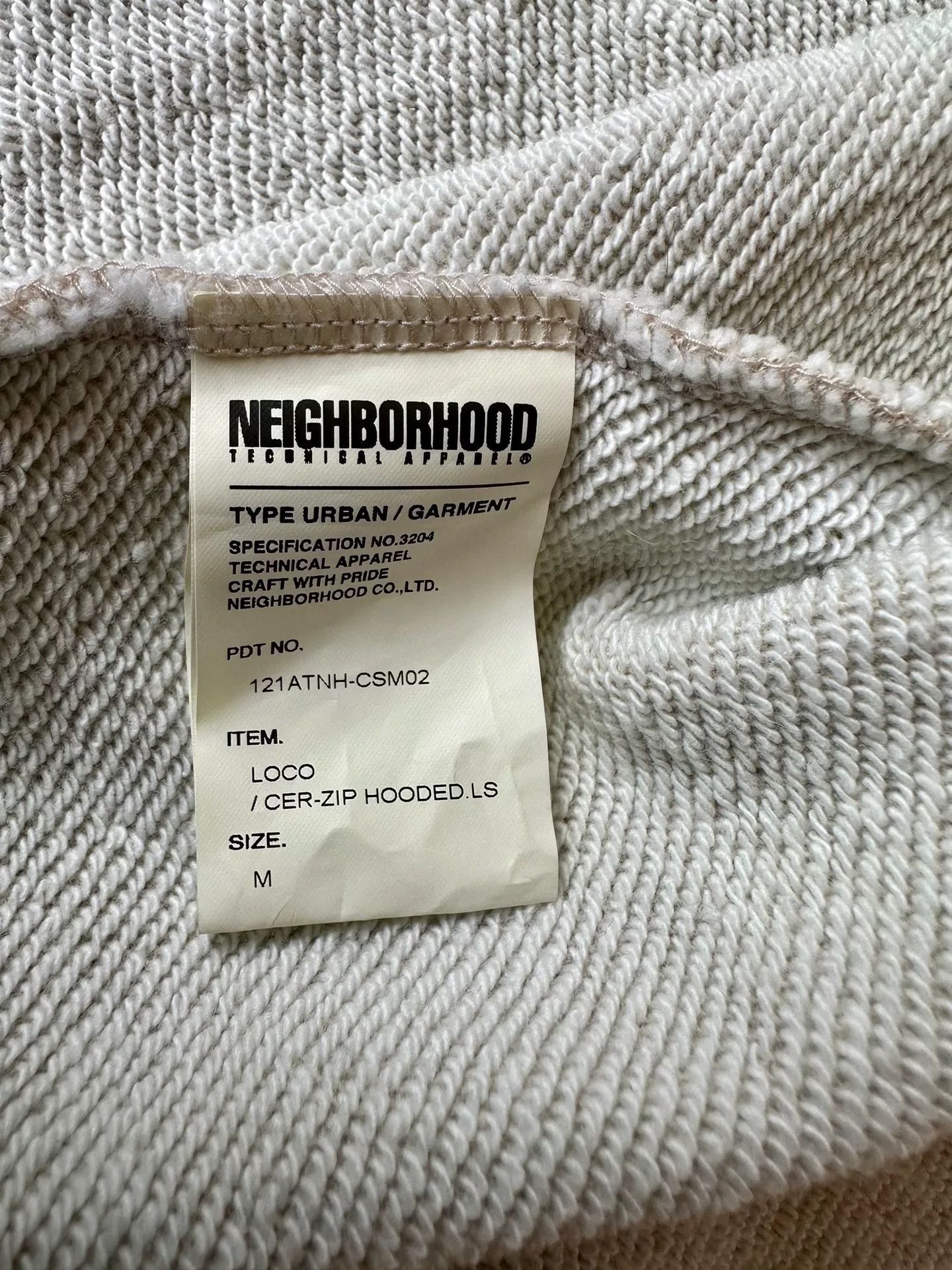 Neighborhood NEIGHBORHOOD 12SS HOOD ZIP SWEATER Size US M / EU 48-50 / 2 - 7 Thumbnail