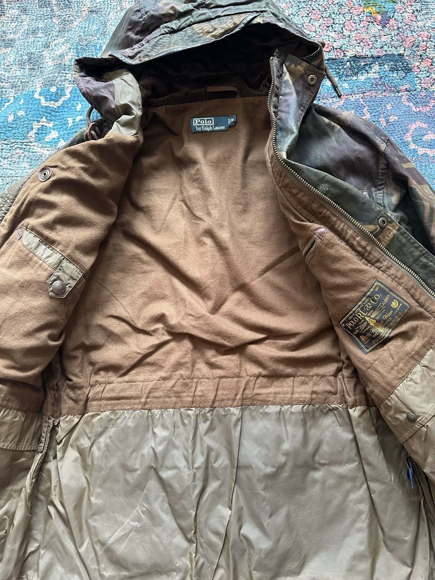 RRL Ralph Lauren Polo Ralph Lauren RRL Waxed Camo Jacket Size US M / EU 48-50 / 2 - 4 Thumbnail
