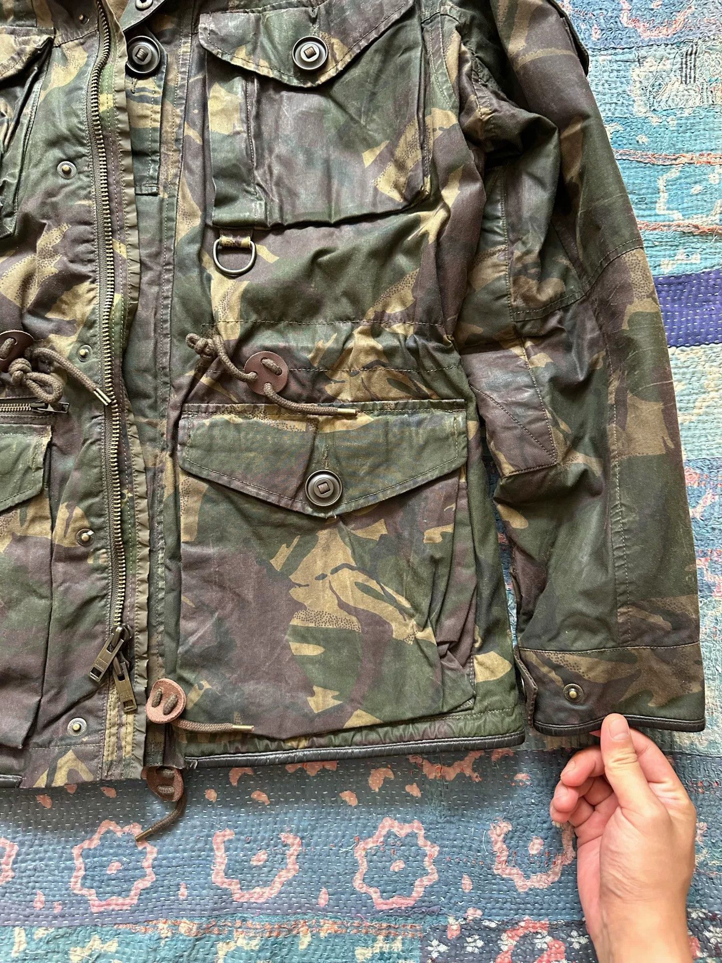 RRL Ralph Lauren Polo Ralph Lauren RRL Waxed Camo Jacket Size US M / EU 48-50 / 2 - 7 Thumbnail