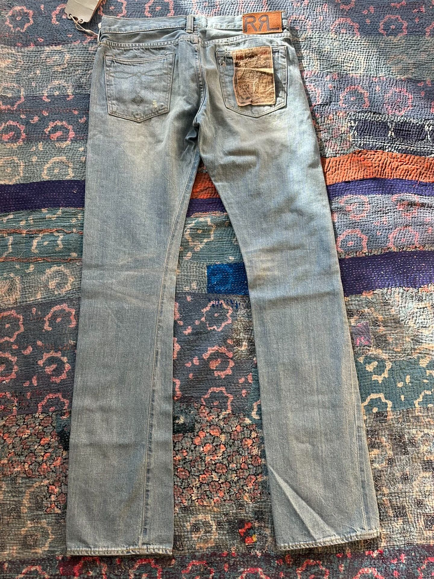 RRL Ralph Lauren RRL Slim Boot Cut Jeans Size 30" / US 8 / IT 44 - 2 Thumbnail