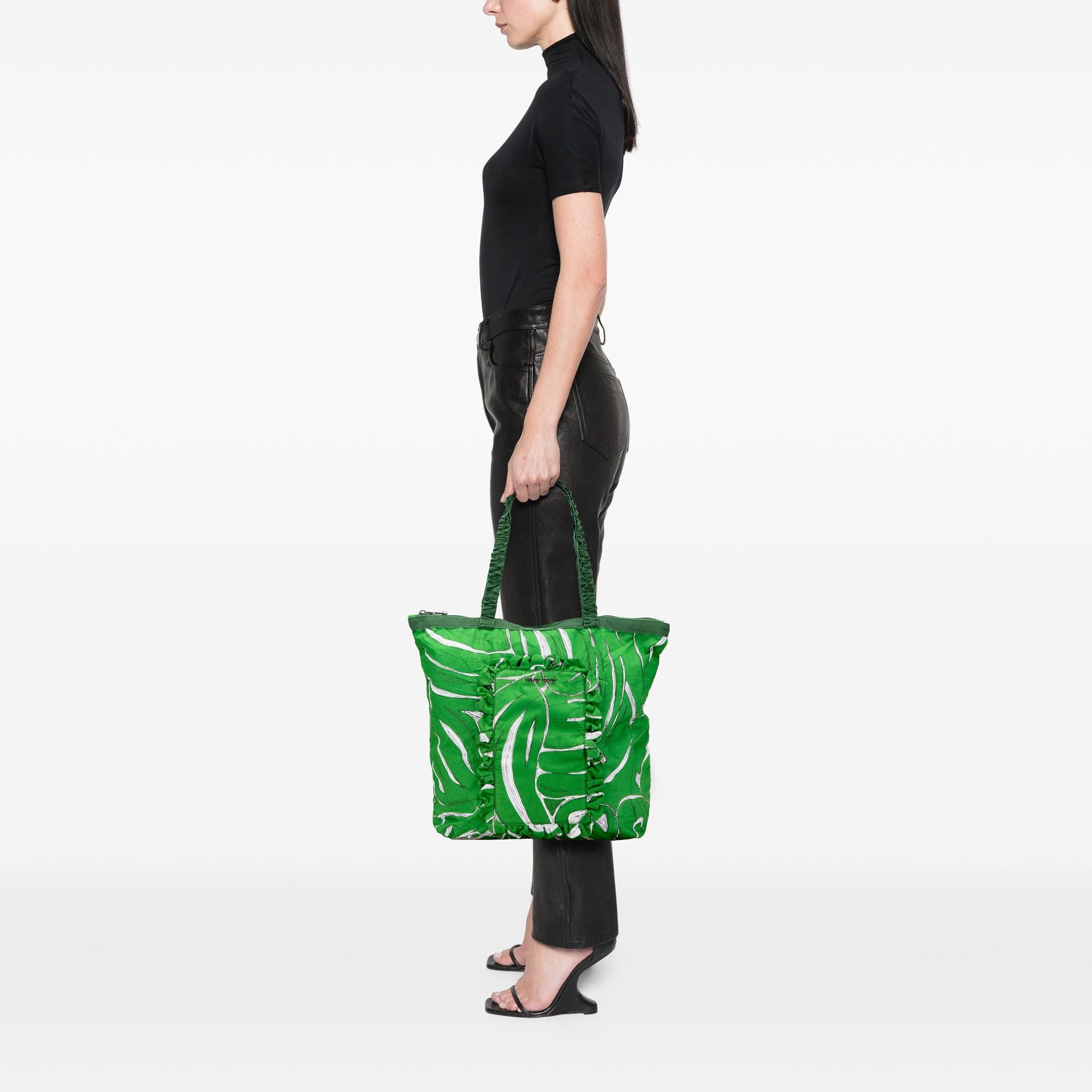 Miu Miu Canvas Printed Ivy Tote Size ONE SIZE - 9 Thumbnail