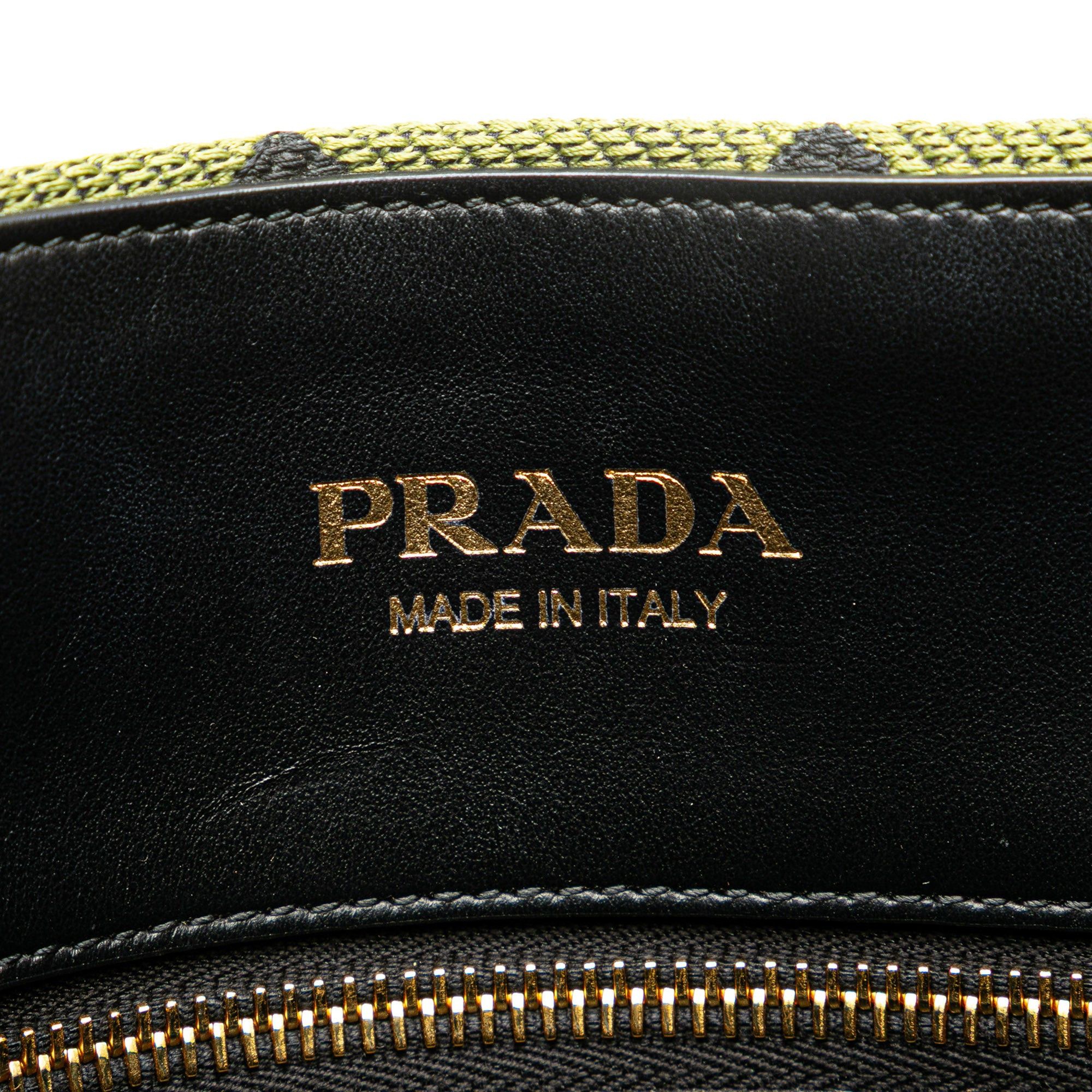 Prada Jacquard Triangolo Symbole Shopping Tote Size ONE SIZE - 5 Thumbnail