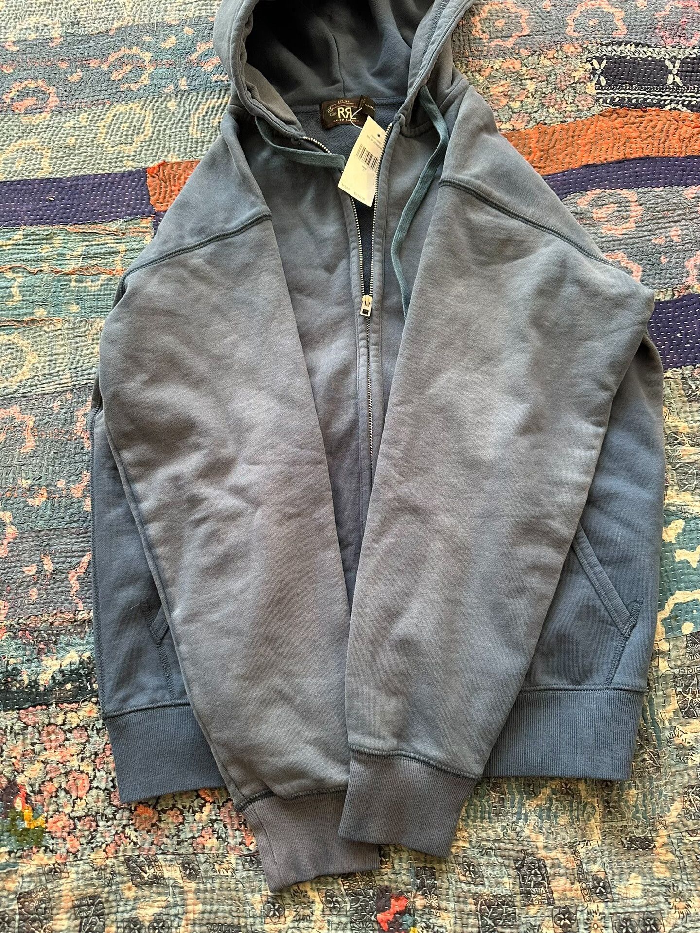 RRL Ralph Lauren RRL Washed Distressed Sweatshirt Size US L / EU 52-54 / 3 - 4 Thumbnail