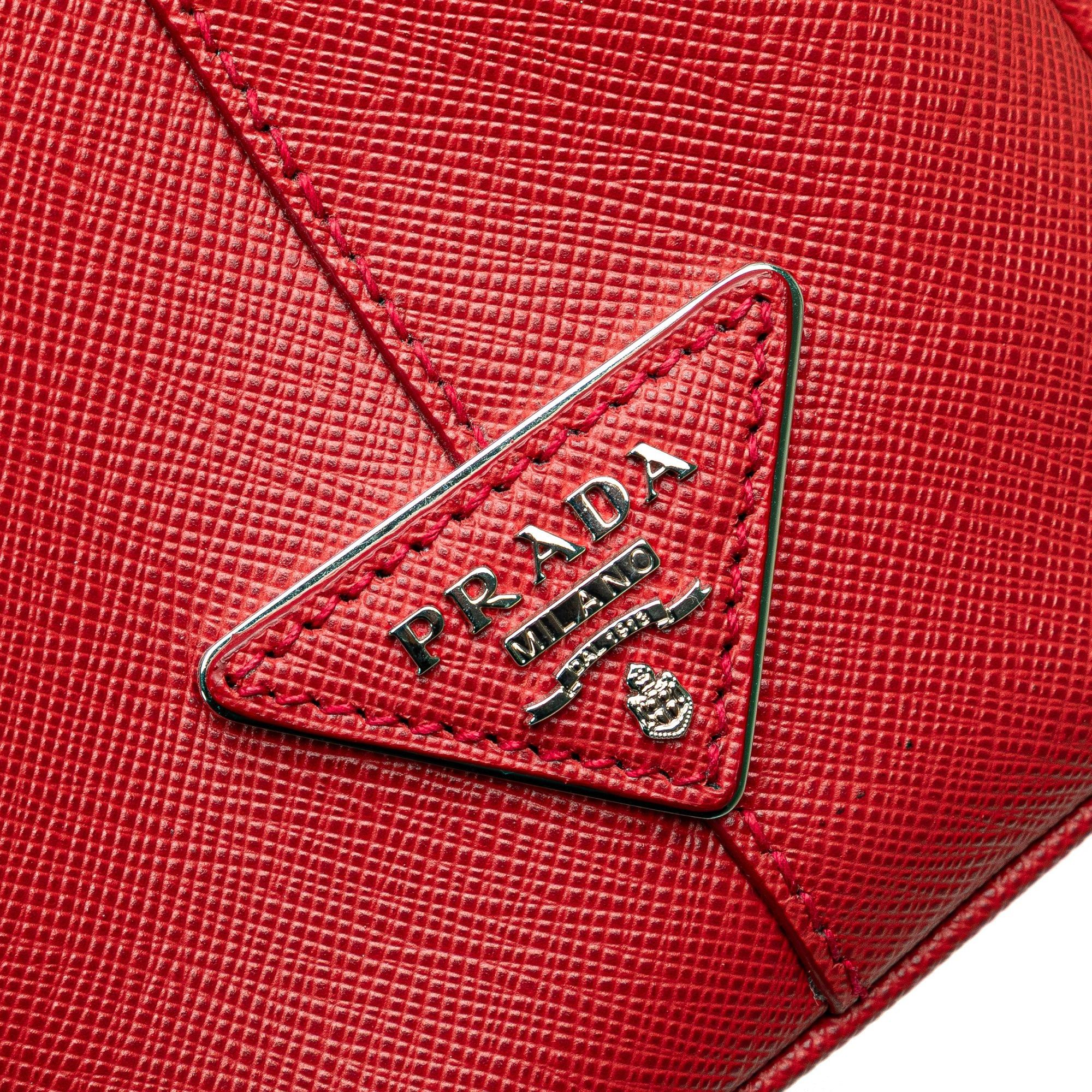 Prada Small Bicolor Saffiano Galleria Double Zip Satchel Size ONE SIZE - 10 Thumbnail