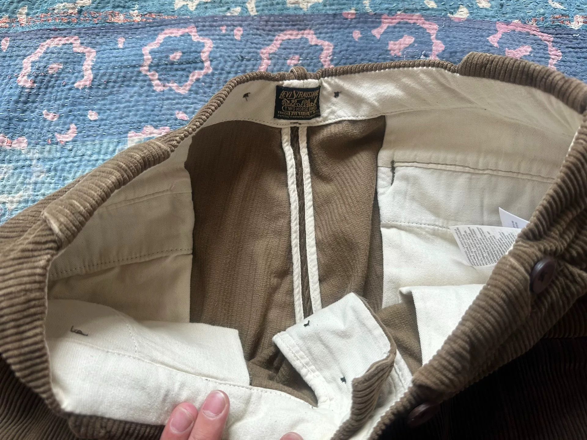 Levi's Vintage Clothing Levi's Vintage Clothing LVC Corduroy Patch Pants Size US 36 / EU 52 - 4 Thumbnail