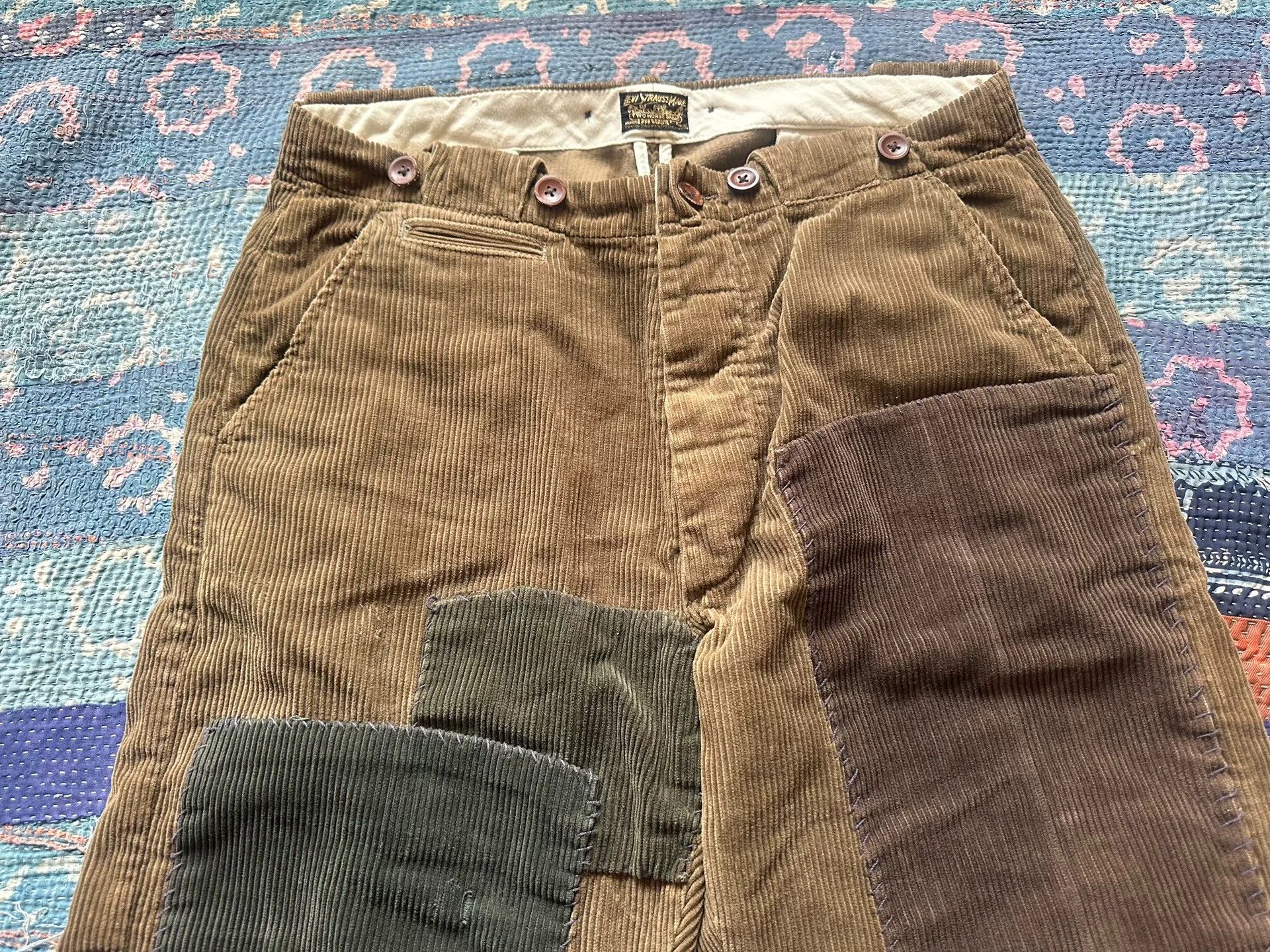 Levi's Vintage Clothing Levi's Vintage Clothing LVC Corduroy Patch Pants Size US 36 / EU 52 - 3 Thumbnail