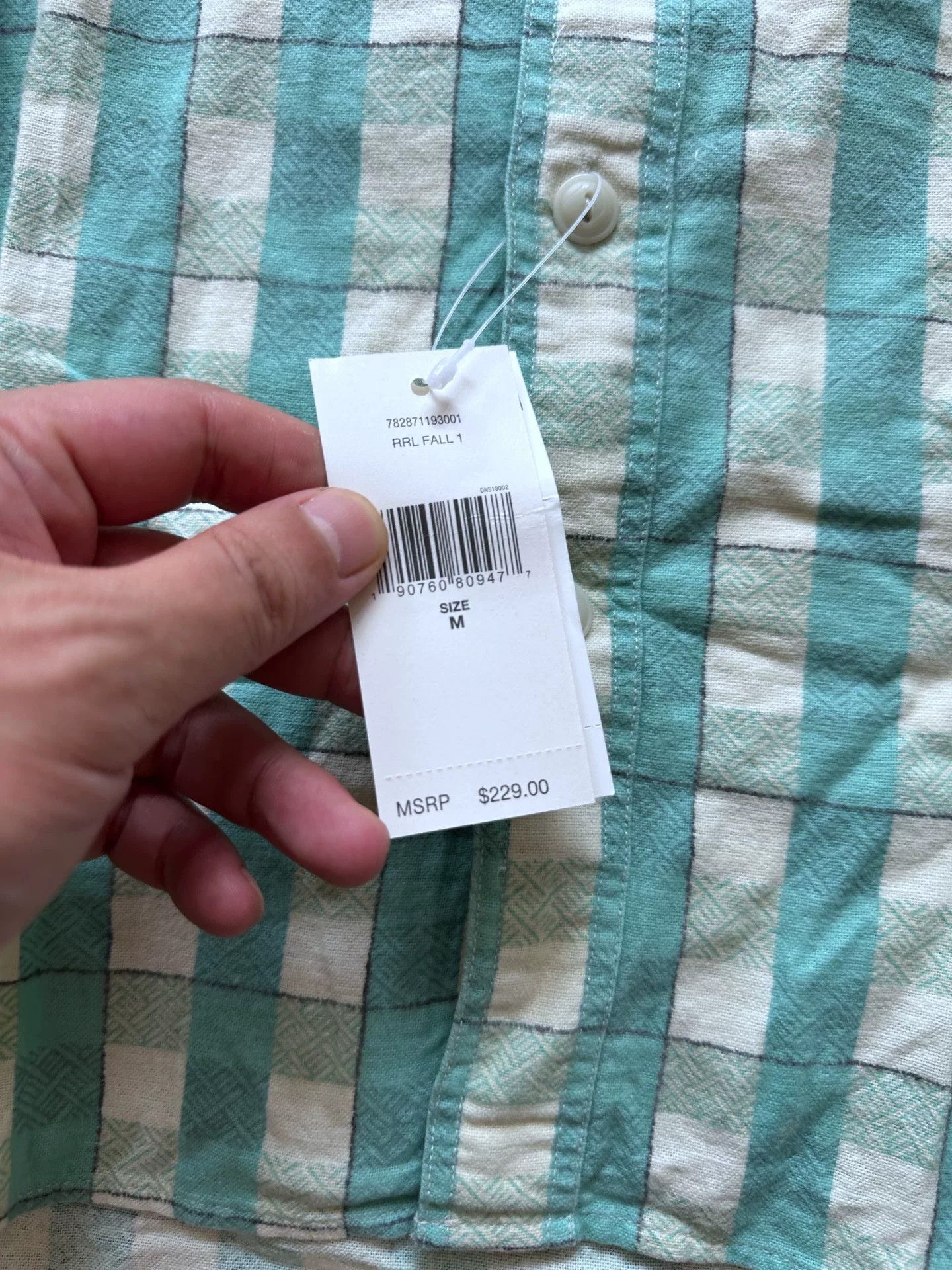 RRL Ralph Lauren Ralph Lauren RRL Plaid Work Shirt Size US M / EU 48-50 / 2 - 3 Thumbnail