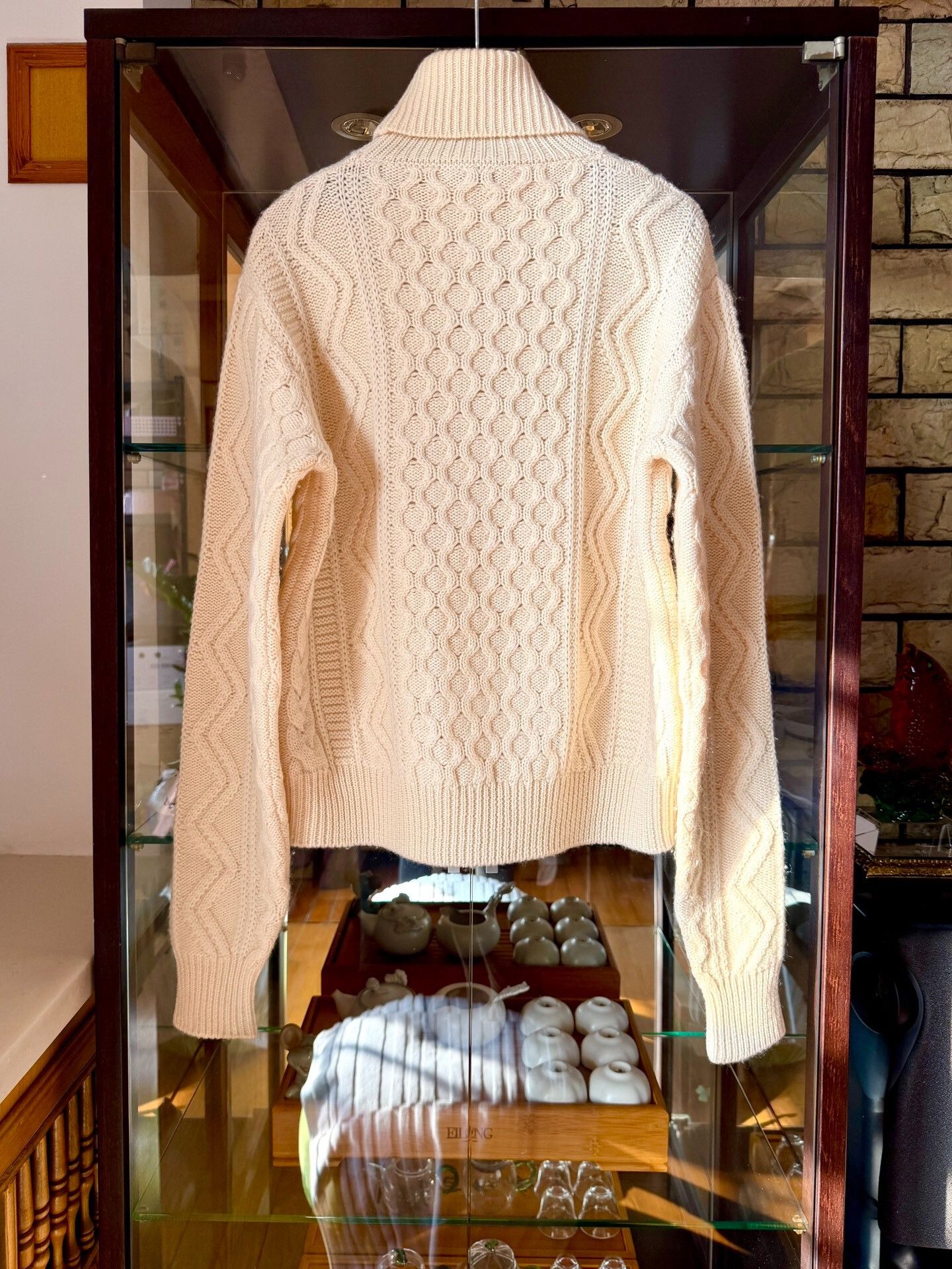 Saint Laurent Paris Saint Laurent 19SS Wool Cable Knit Turtleneck Size US M / EU 48-50 / 2 - 4 Thumbnail