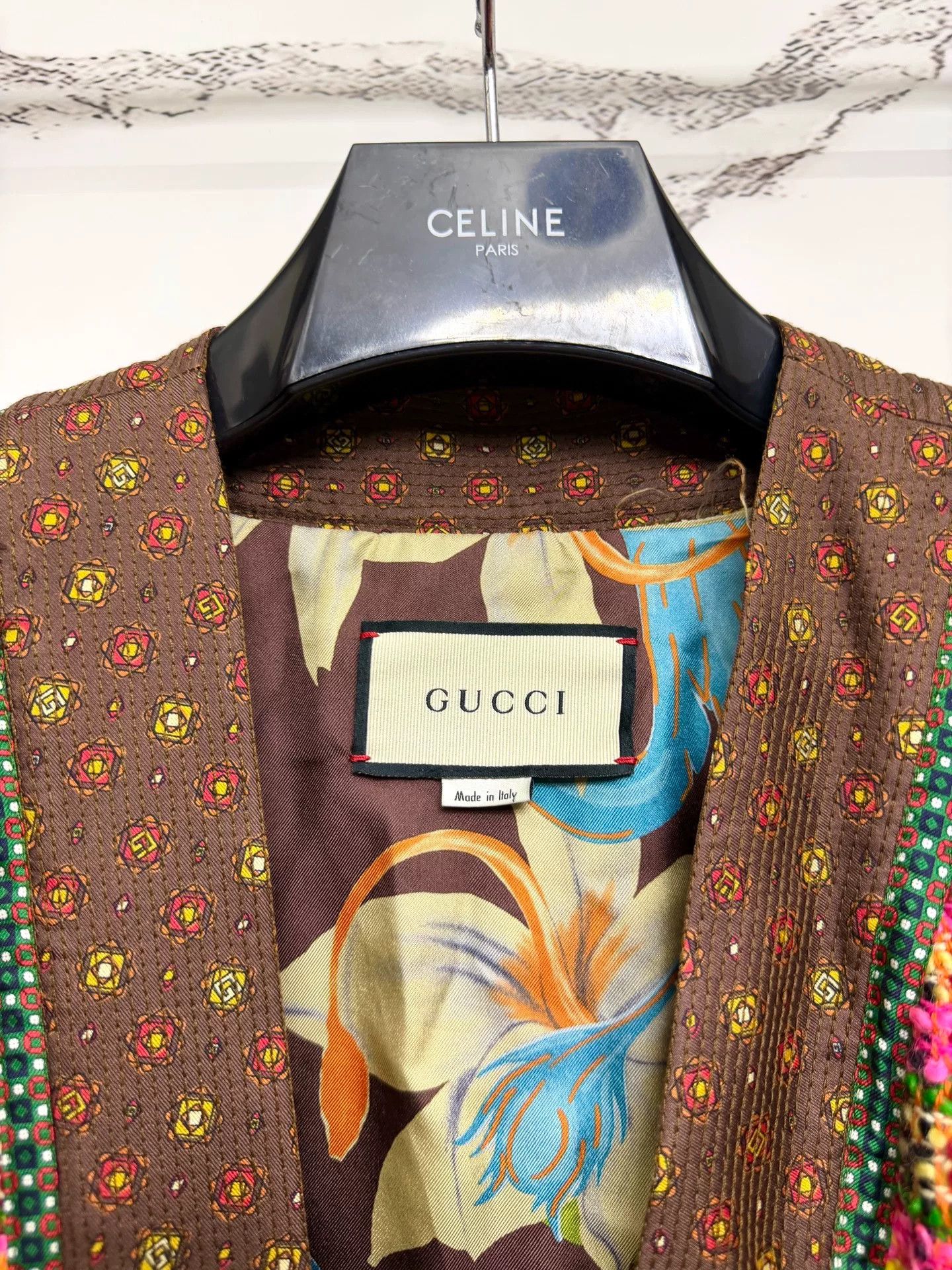 Gucci Gucci Tweed Colorful Plaid Coat Size M / US 6-8 / IT 42-44 - 2 Thumbnail
