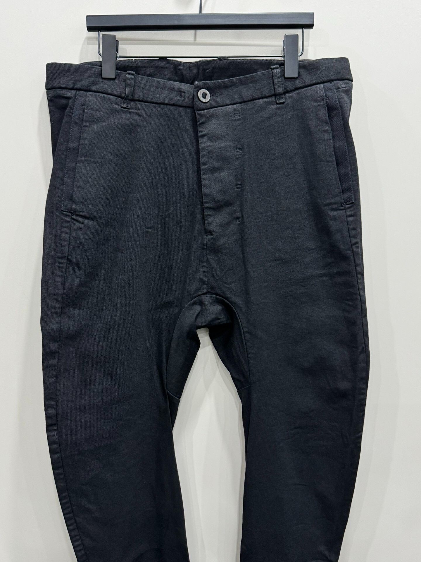 Boris Bidjan Saberi BORIS BIDJAN SABERI P14 Waxed Pants Size US 31 - 3 Thumbnail