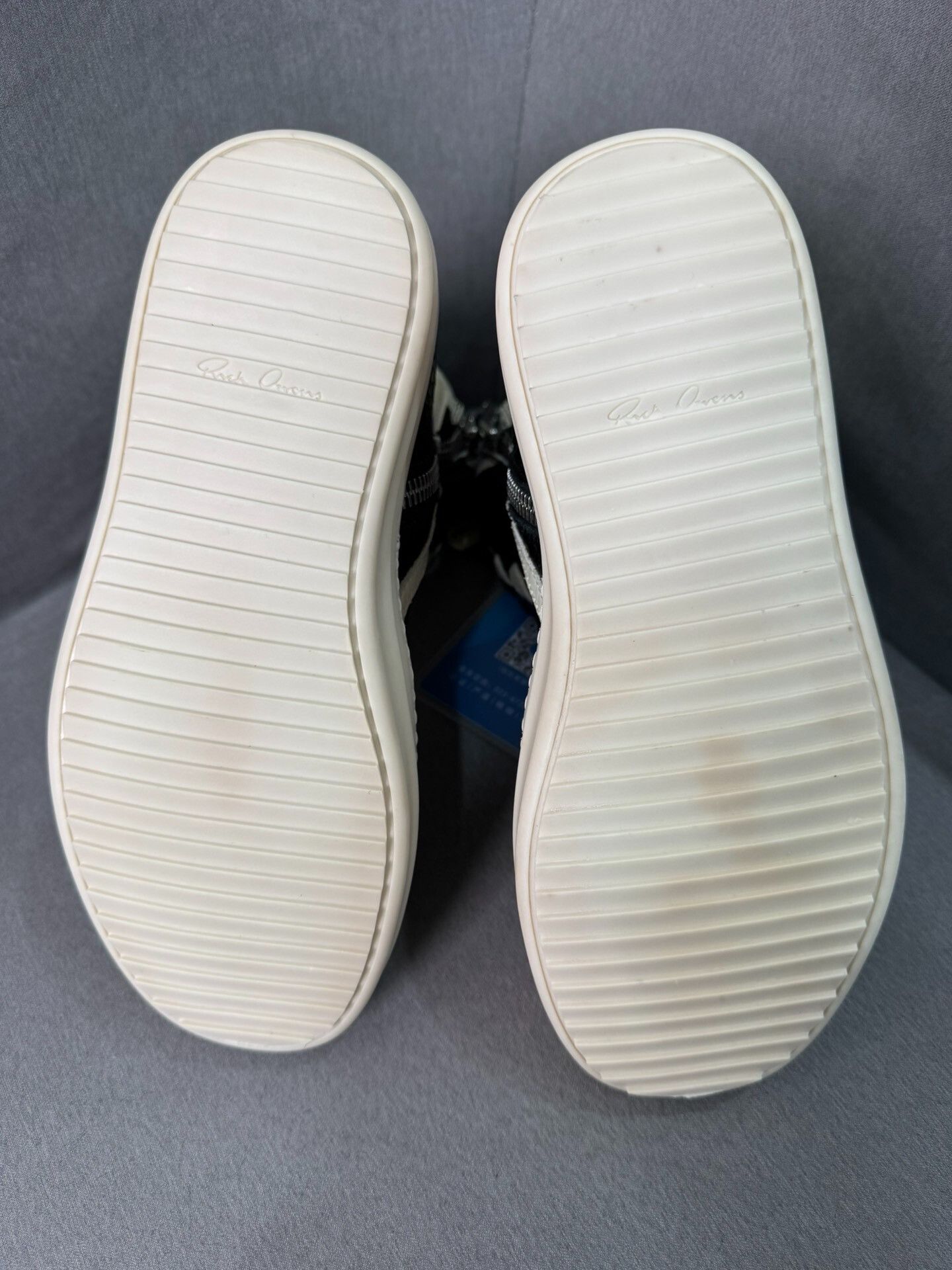 Rick Owens Rick Owens Inverted Triangle Black White Size US 4.5 / IT 34.5 - 7 Thumbnail