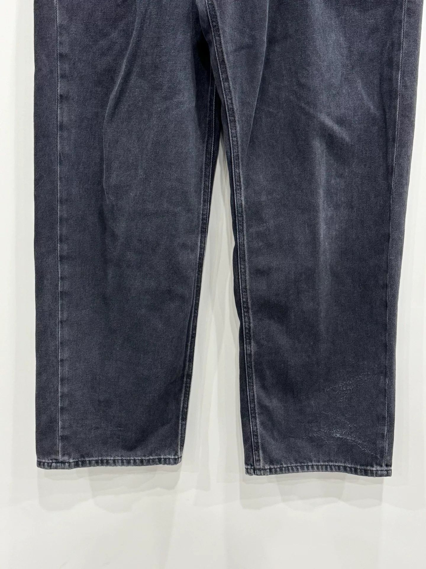 Diesel Diesel Black Wide-Leg Washed Jeans W34 Size US 34 / EU 50 - 4 Thumbnail
