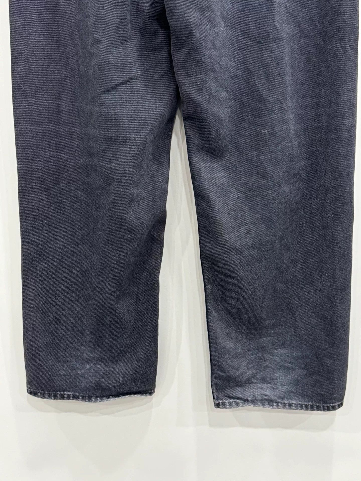 Diesel Diesel Black Wide-Leg Washed Jeans W34 Size US 34 / EU 50 - 6 Thumbnail