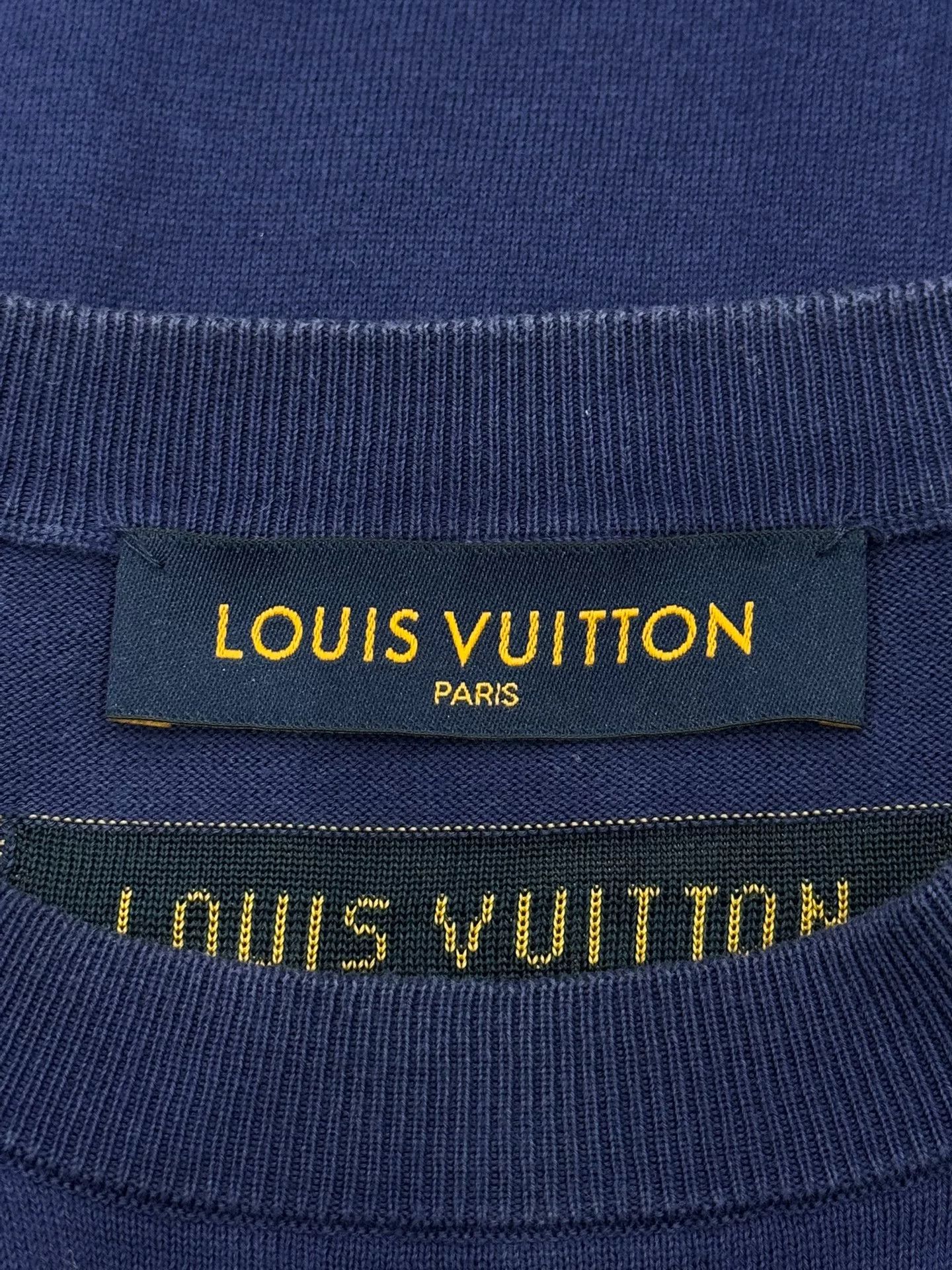 Louis Vuitton Louis Vuitton Embroidered Knit Short-Sleeve M Size US M / EU 48-50 / 2 - 7 Thumbnail