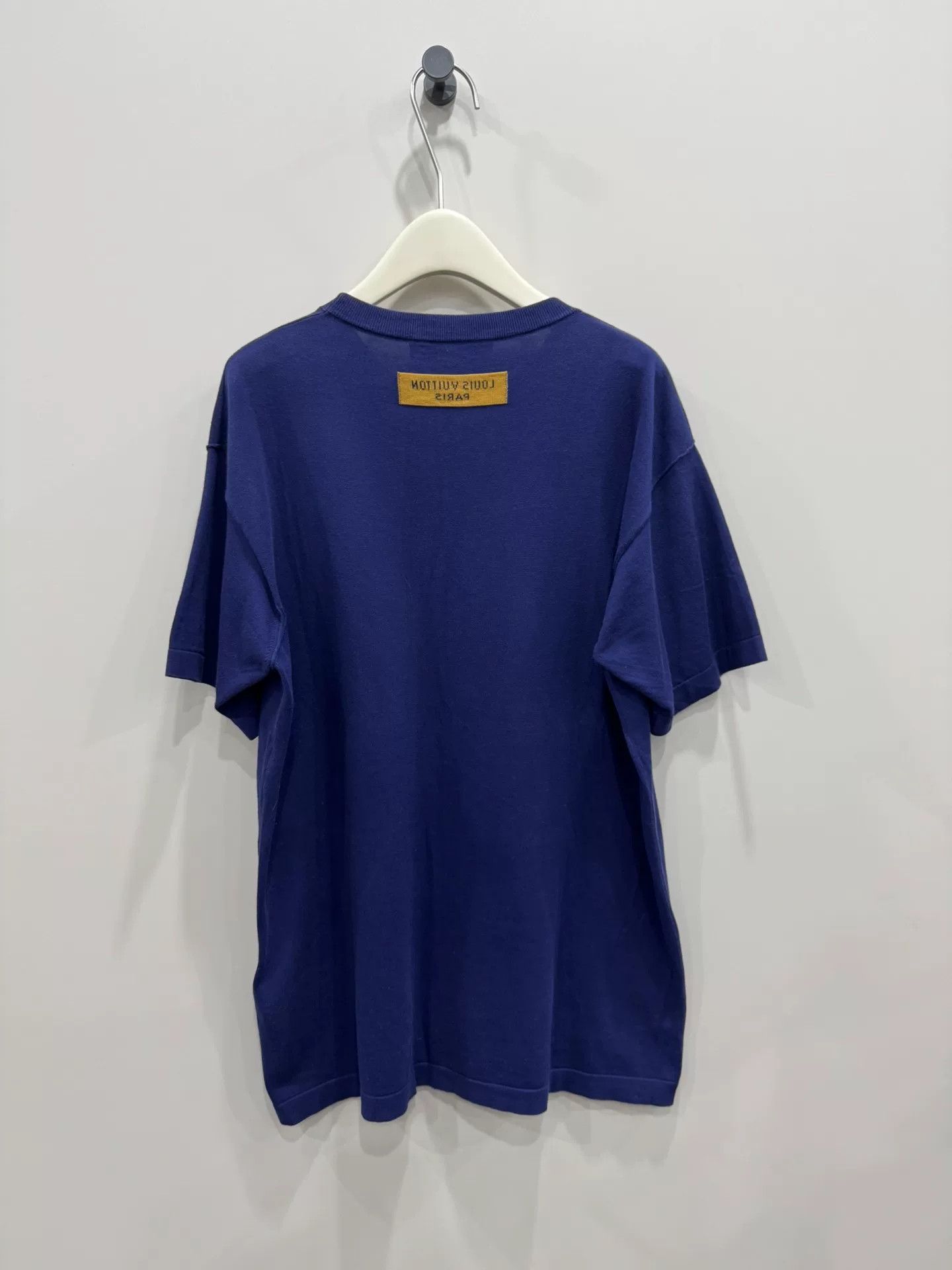 Louis Vuitton Louis Vuitton Embroidered Knit Short-Sleeve M Size US M / EU 48-50 / 2 - 2 Thumbnail