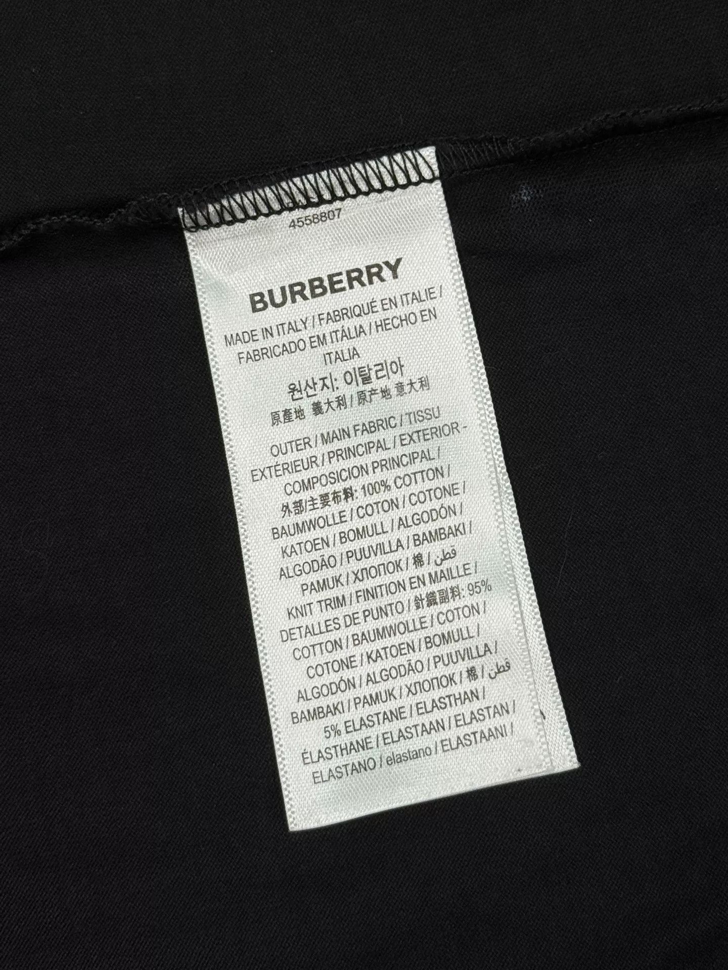 Burberry Burberry Deer Black Short-Sleeve Tee XXS Size XXS / US 00 / IT 34 - 7 Thumbnail