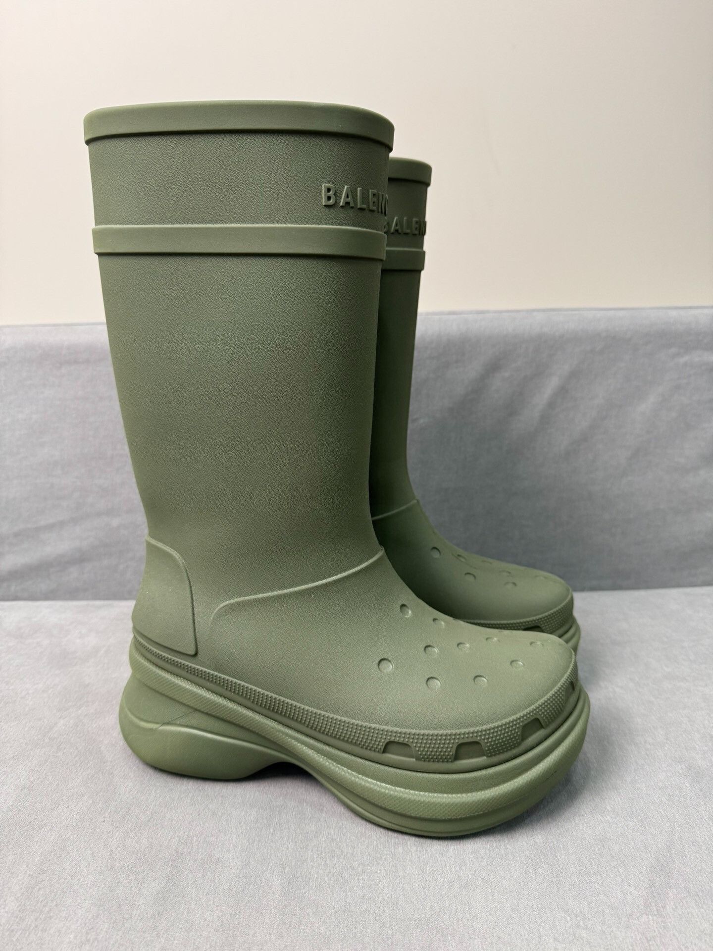 Balenciaga Balenciaga Cross High-Top Green 42 Size US 9 / EU 42 - 2 Thumbnail