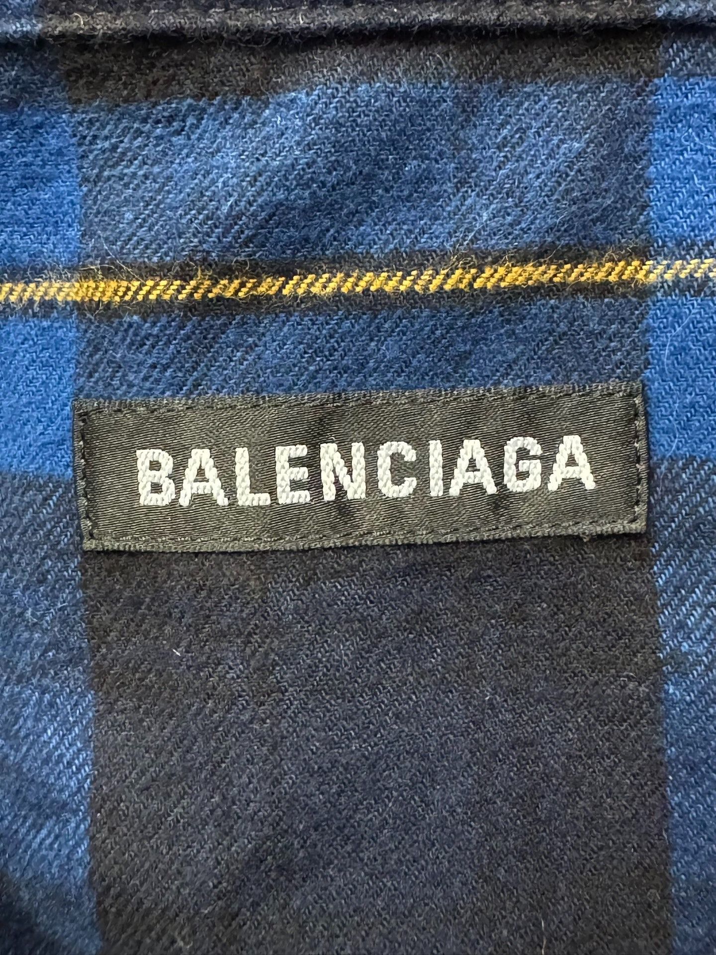 Balenciaga Balenciaga Oversized Check Shirt Size S / US 4 / IT 40 - 6 Thumbnail