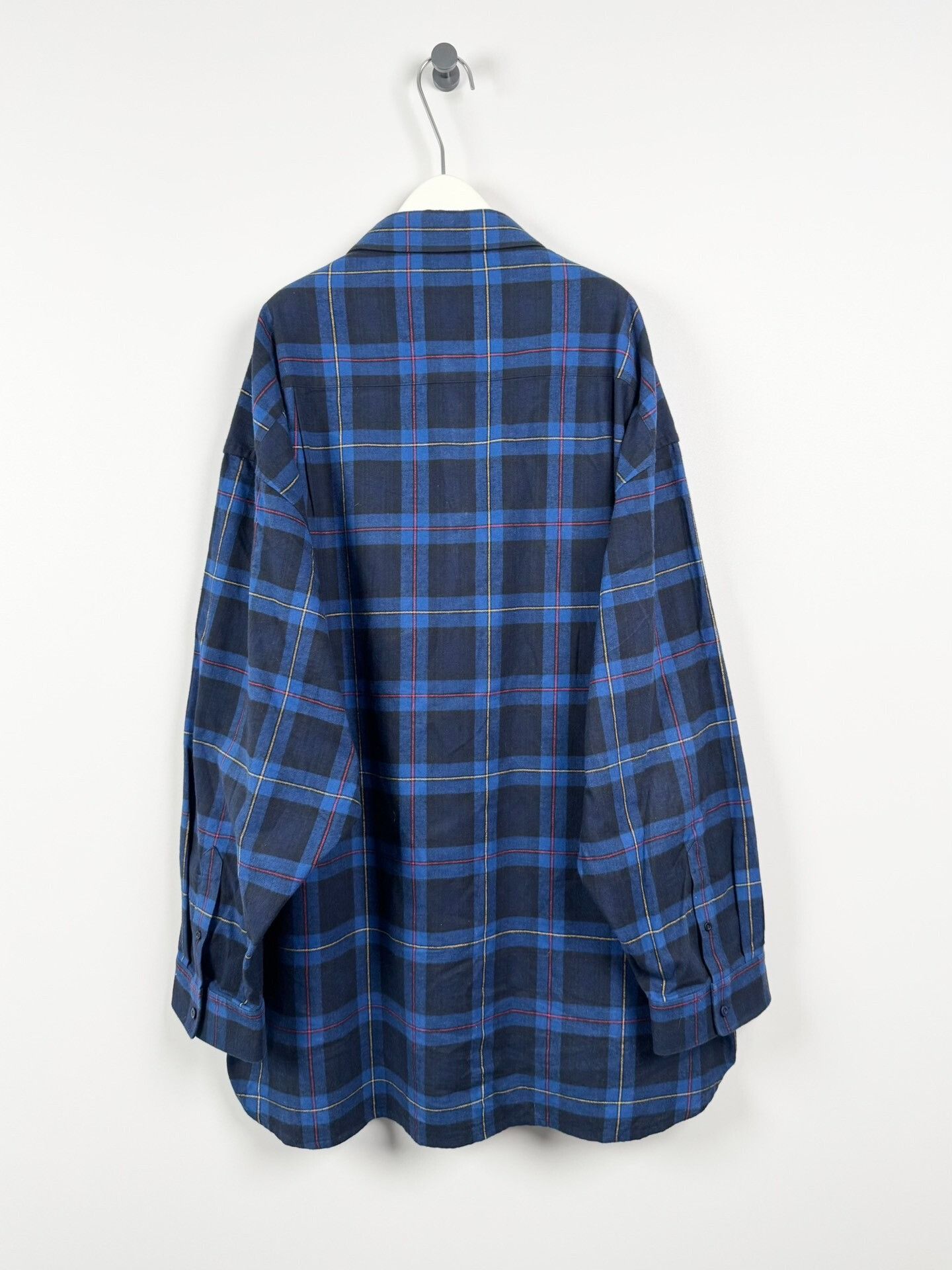 Balenciaga Balenciaga Oversized Check Shirt Size S / US 4 / IT 40 - 2 Thumbnail