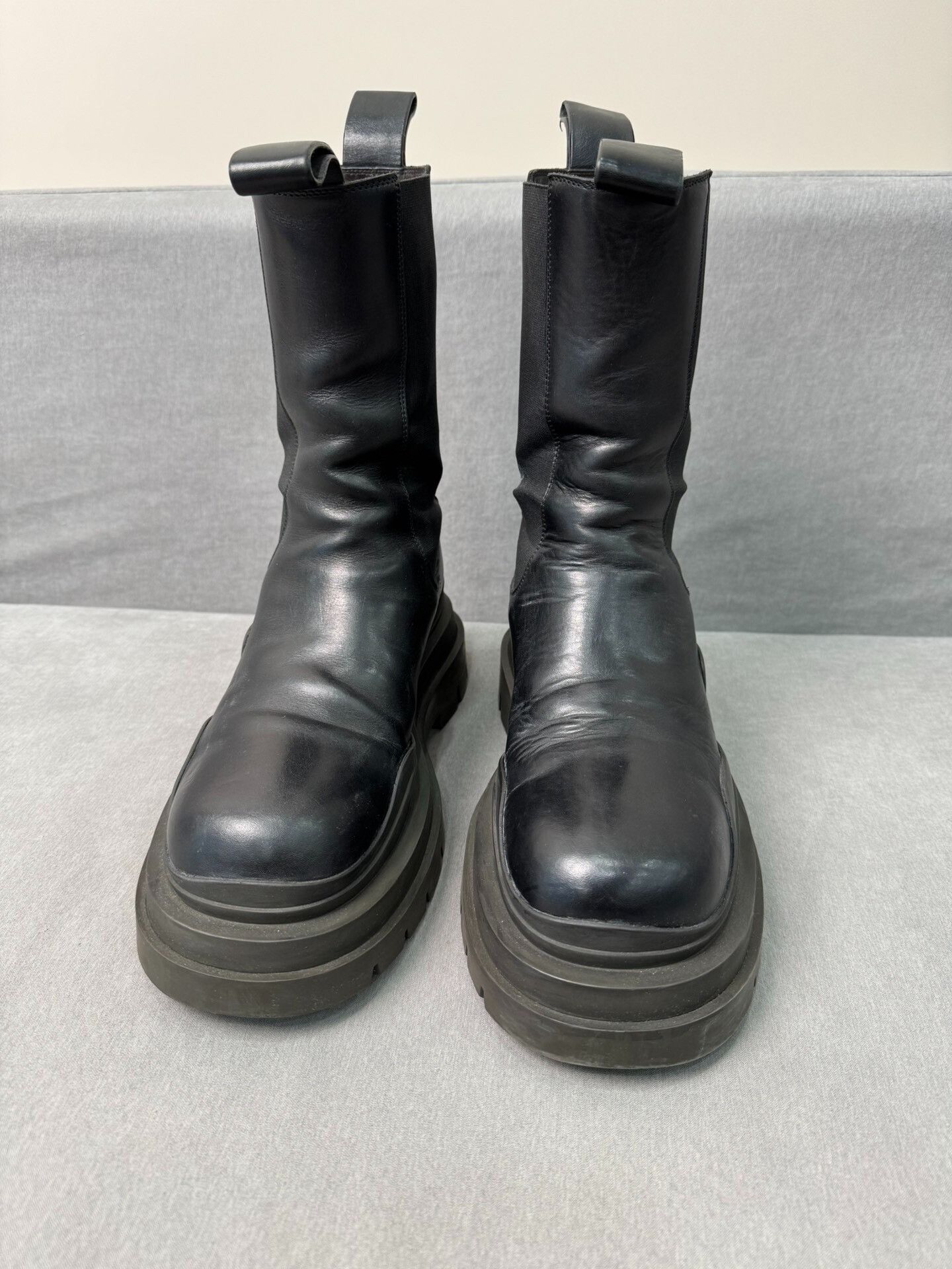 Bottega Veneta Bottega Veneta Brown Platform Chelsea Boots Size US 9 / EU 42 - 3 Thumbnail