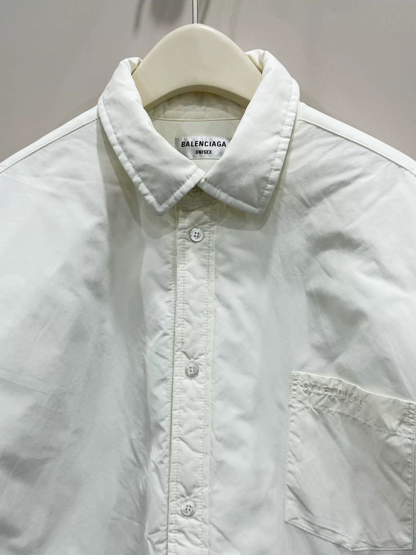 Balenciaga Balenciaga Embroidered Logo Cotton Coat Size XS / US 0-2 / IT 36-38 - 3 Thumbnail