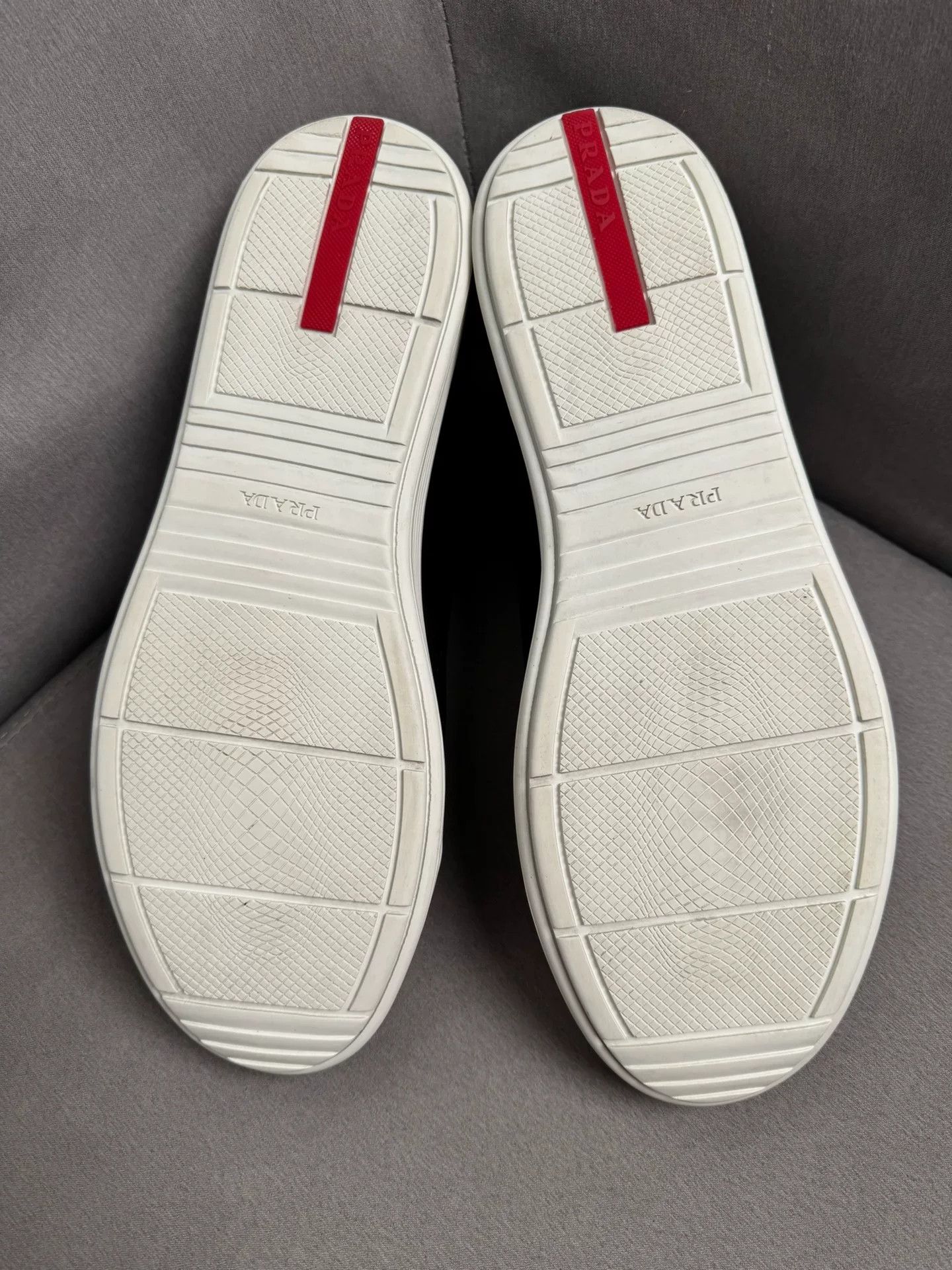 Prada Prada Black White Sneakers Size 46 Size US 12 / EU 45 - 7 Thumbnail