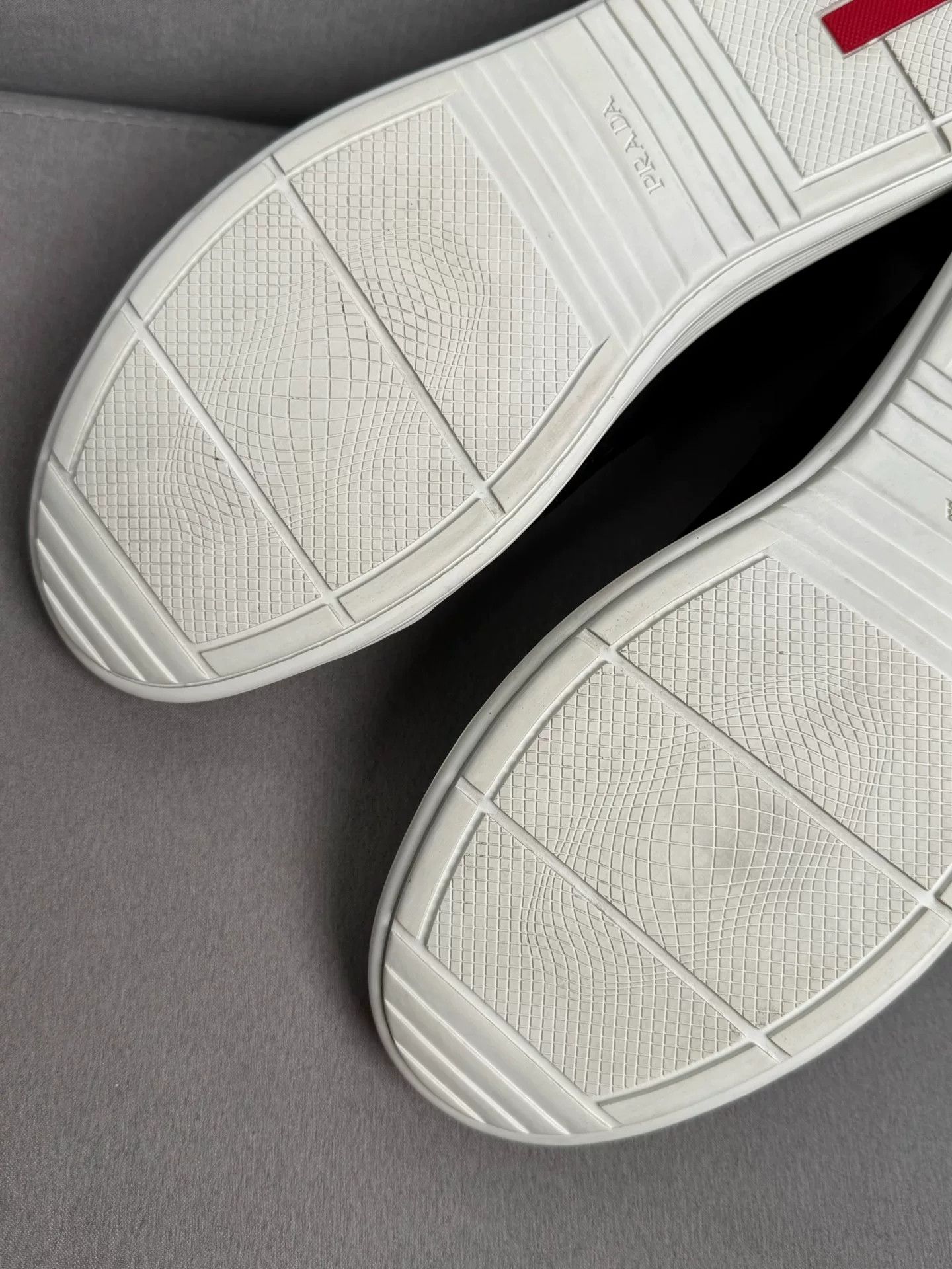 Prada Prada Black White Sneakers Size 46 Size US 12 / EU 45 - 8 Thumbnail