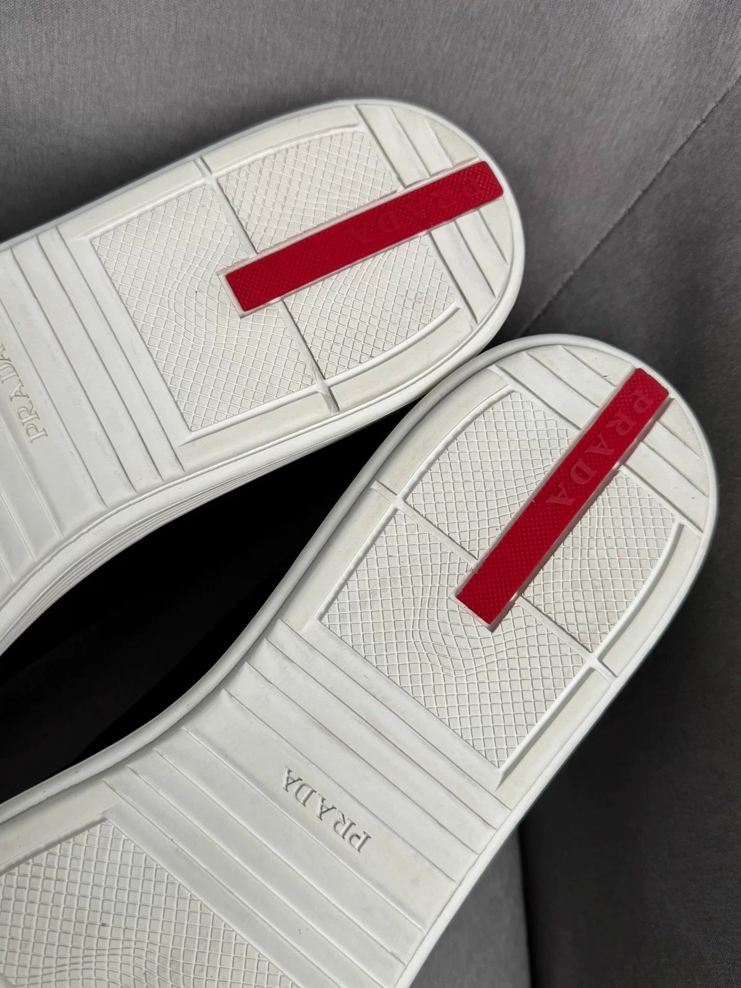 Prada Prada Black White Sneakers Size 46 Size US 12 / EU 45 - 9 Thumbnail