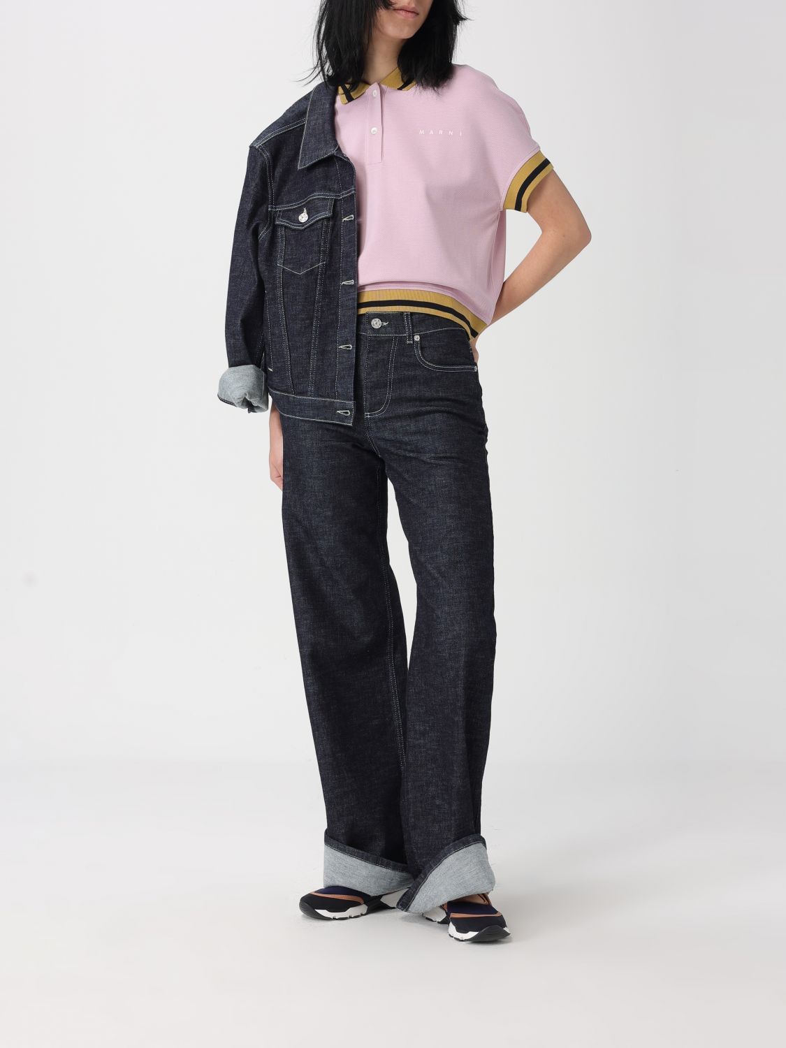 Marni Marni Polo Shirt Woman Quartz Size S / US 4 / IT 40 - 2 Thumbnail