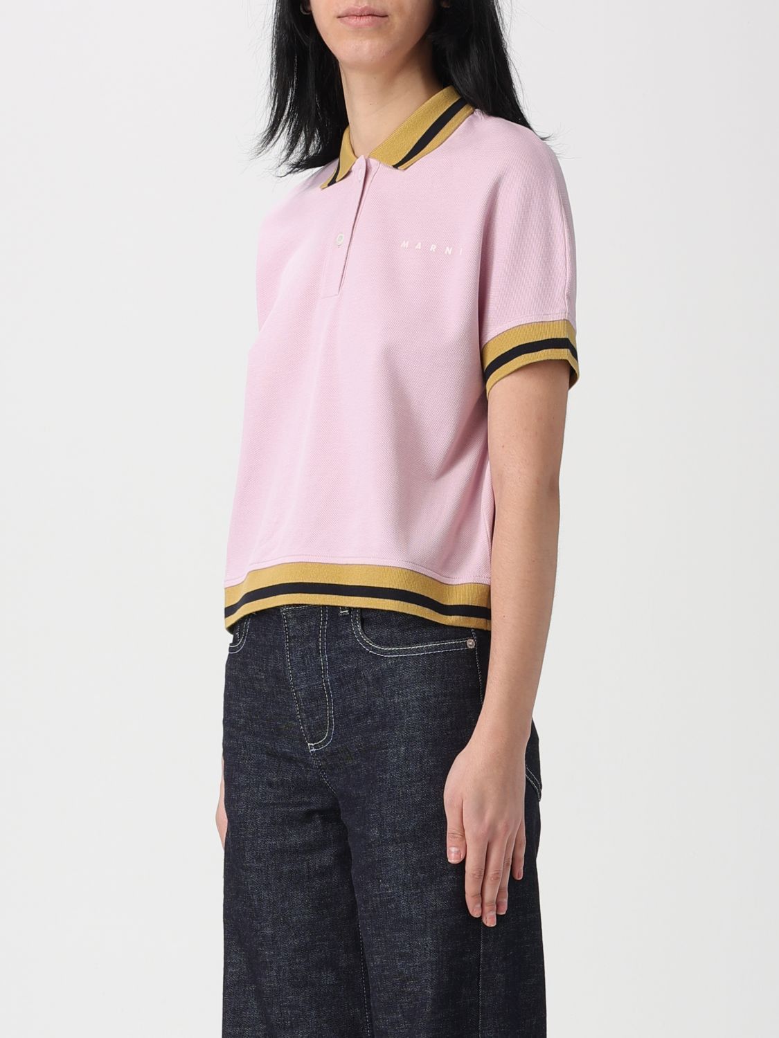 Marni Marni Polo Shirt Woman Quartz Size S / US 4 / IT 40 - 4 Thumbnail