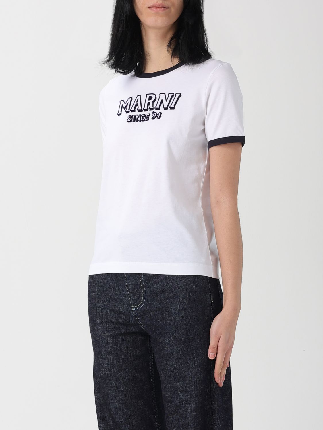 Marni Marni T-Shirt Woman White Size M / US 6-8 / IT 42-44 - 4 Thumbnail