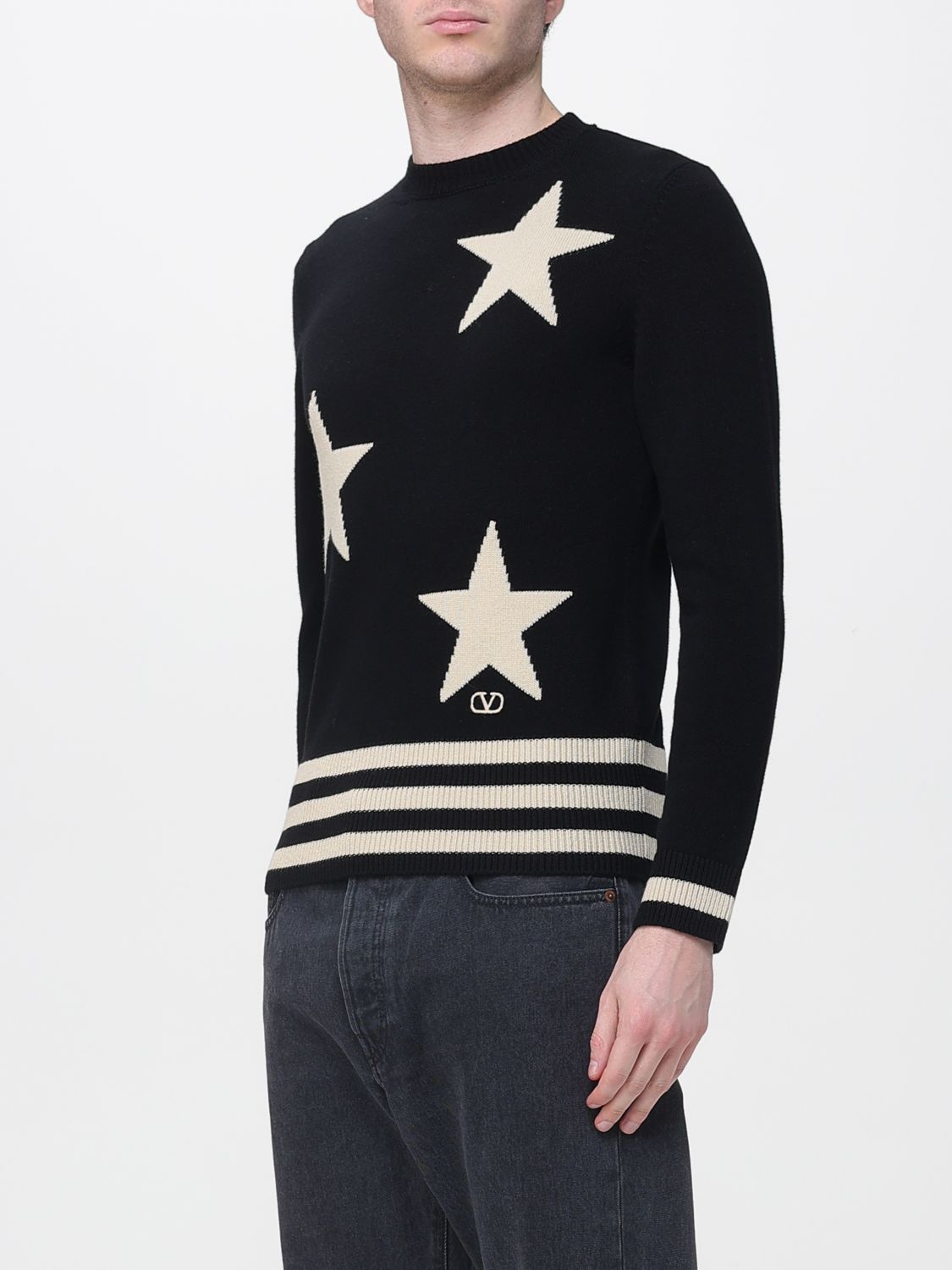 Valentino Valentino Sweater Men Black Size US XS / EU 42 / 0 - 4 Thumbnail