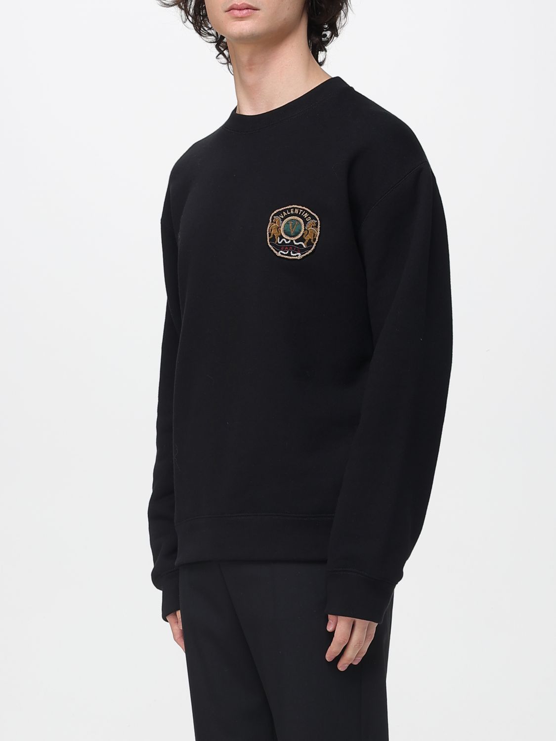Valentino Valentino Sweatshirt Men Black Size US M / EU 48-50 / 2 - 4 Thumbnail