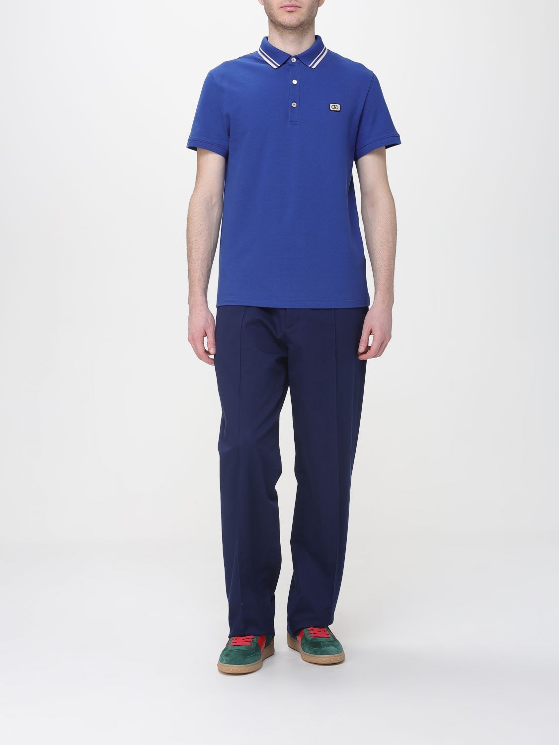 Valentino Valentino Polo Shirt Men Blue Size US S / EU 44-46 / 1 - 2 Thumbnail