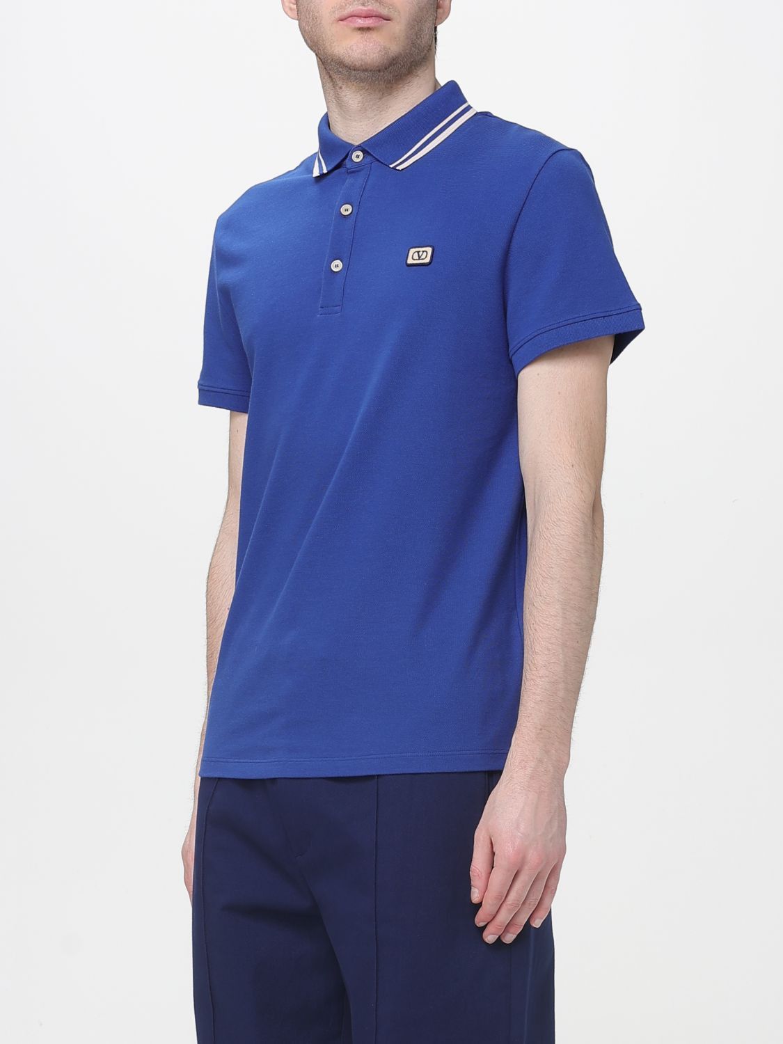Valentino Valentino Polo Shirt Men Blue Size US S / EU 44-46 / 1 - 4 Thumbnail