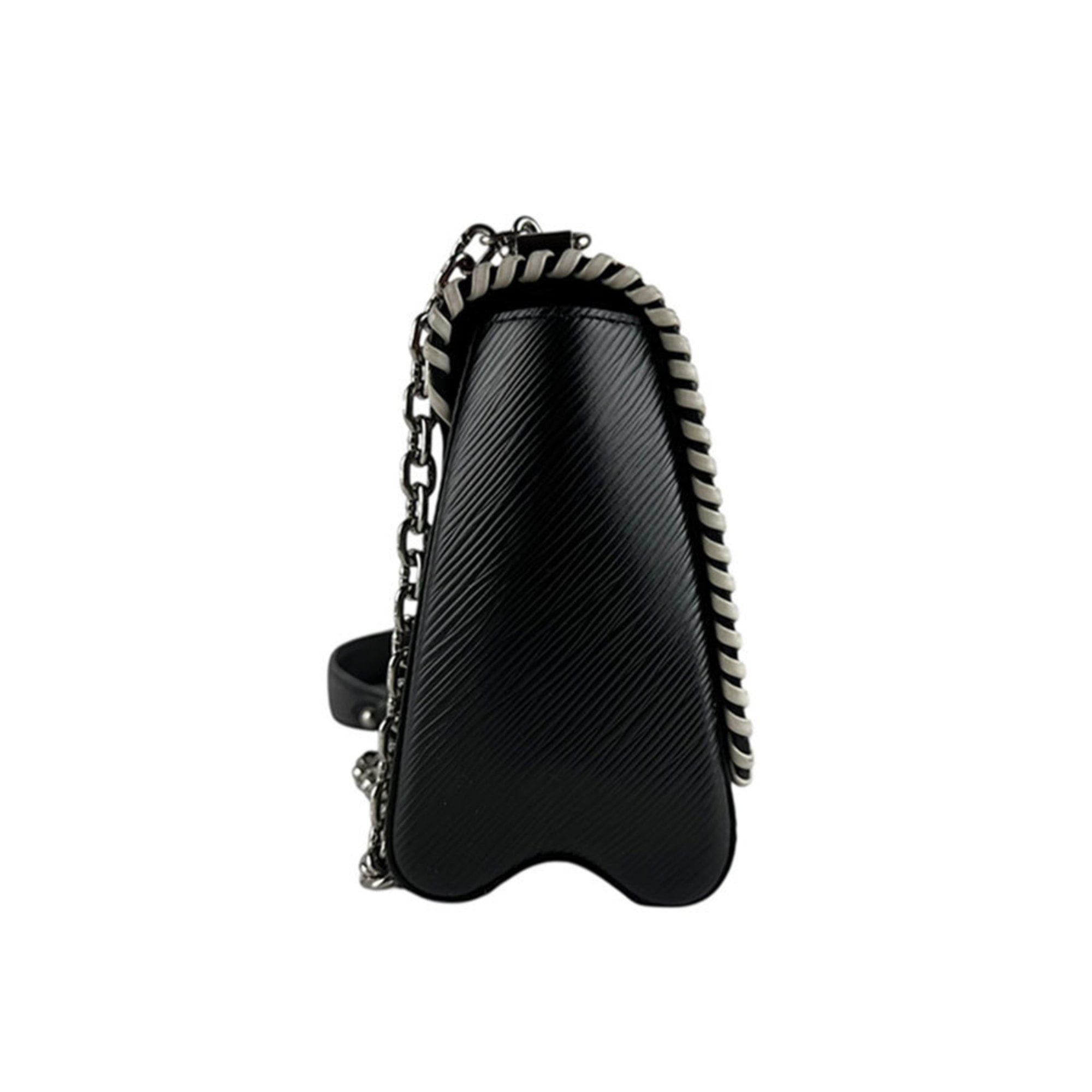 Louis Vuitton Louis Vuitton Epi Twist MM Shoulder Bag in Leather, Black/Off-White/Red, Silver, Women's, M42778 z8552 Size ONE SIZE - 2 Thumbnail