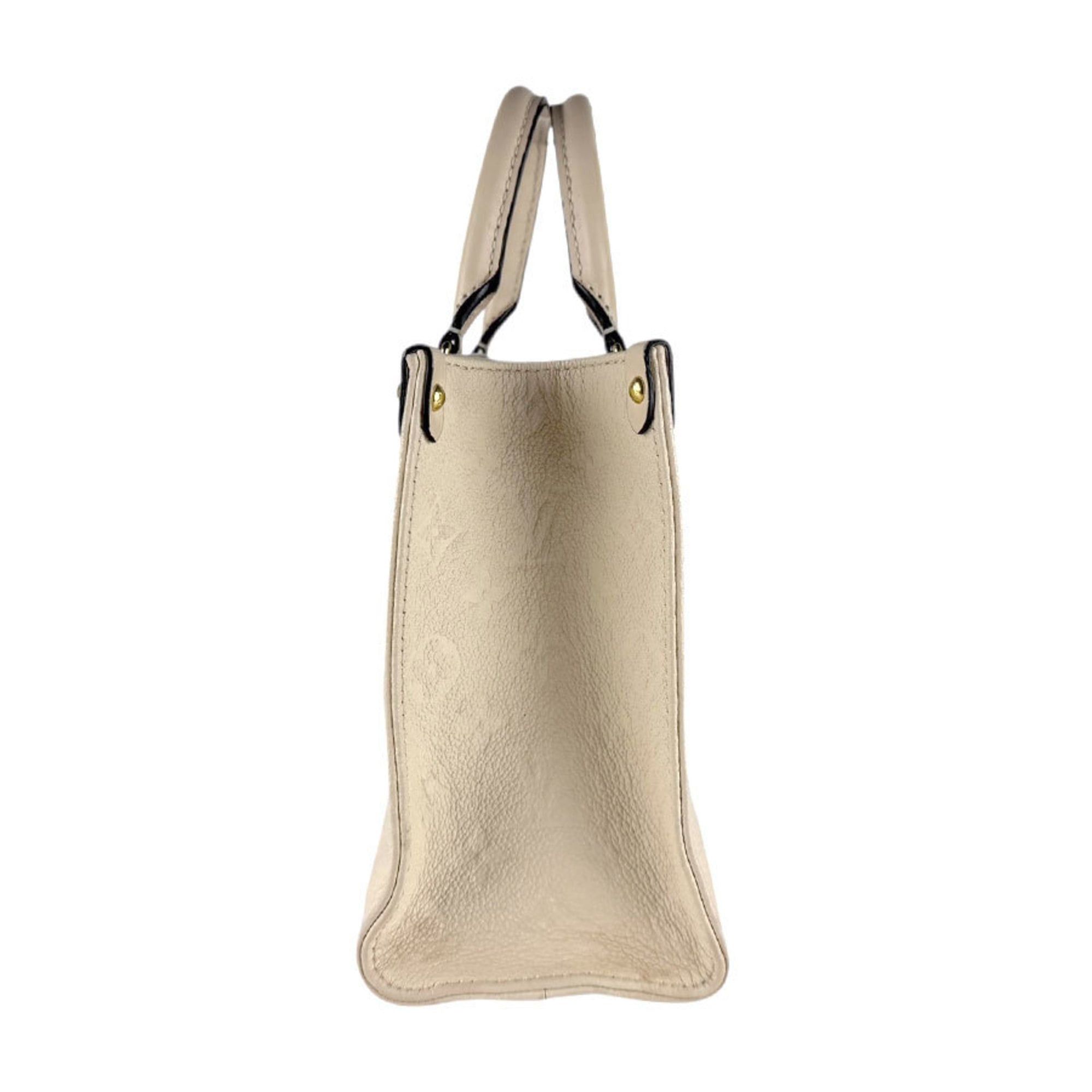 Louis Vuitton Louis Vuitton Monogram Empreinte On-the-Go PM Handbag/Shoulder Bag, Crème, Women's, M46569 z8567 Size ONE SIZE - 2 Thumbnail