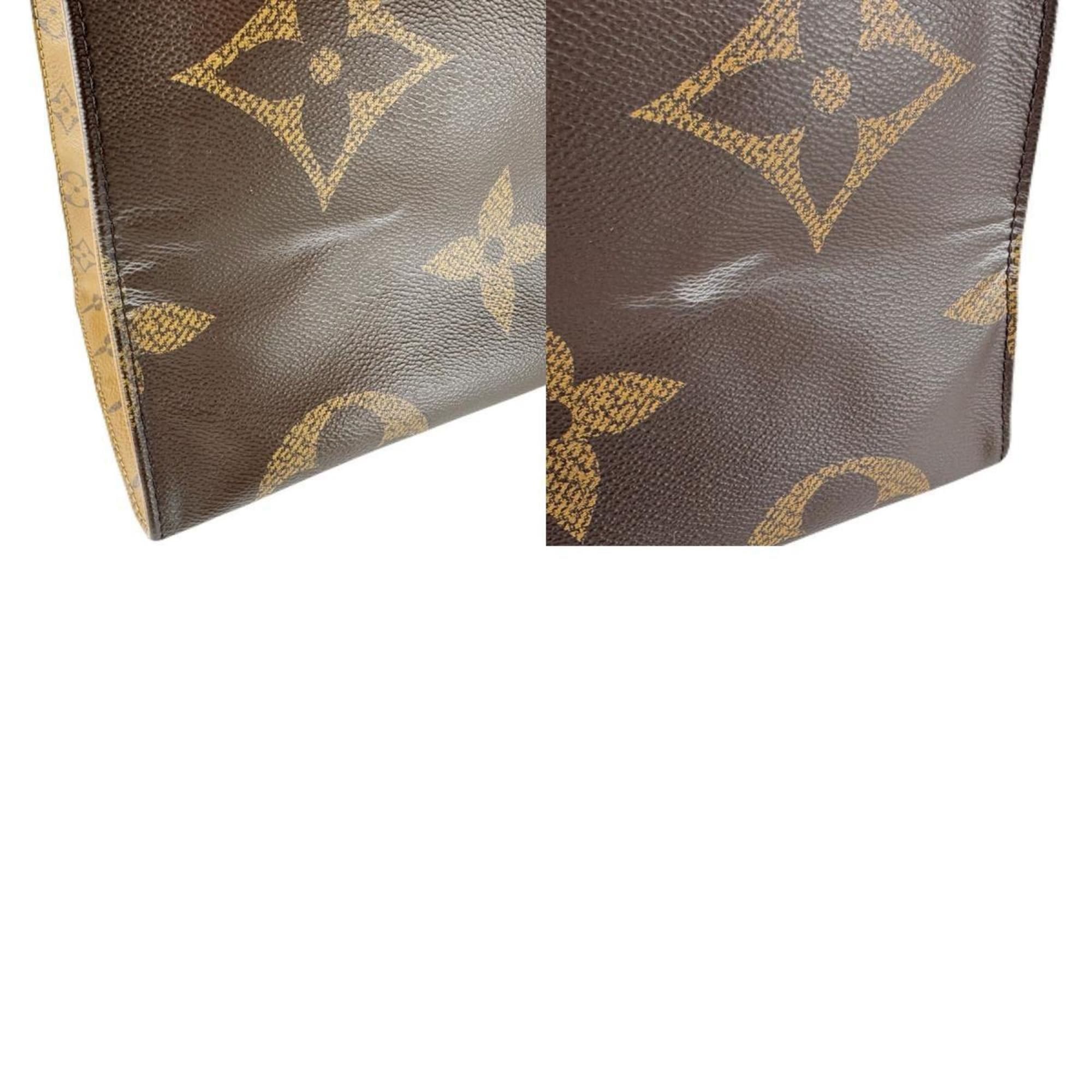 Louis Vuitton Louis Vuitton Monogram Giant On-the-Go Handbag GM/Monogram Brown Unisex M44576 z8529 Size ONE SIZE - 5 Thumbnail