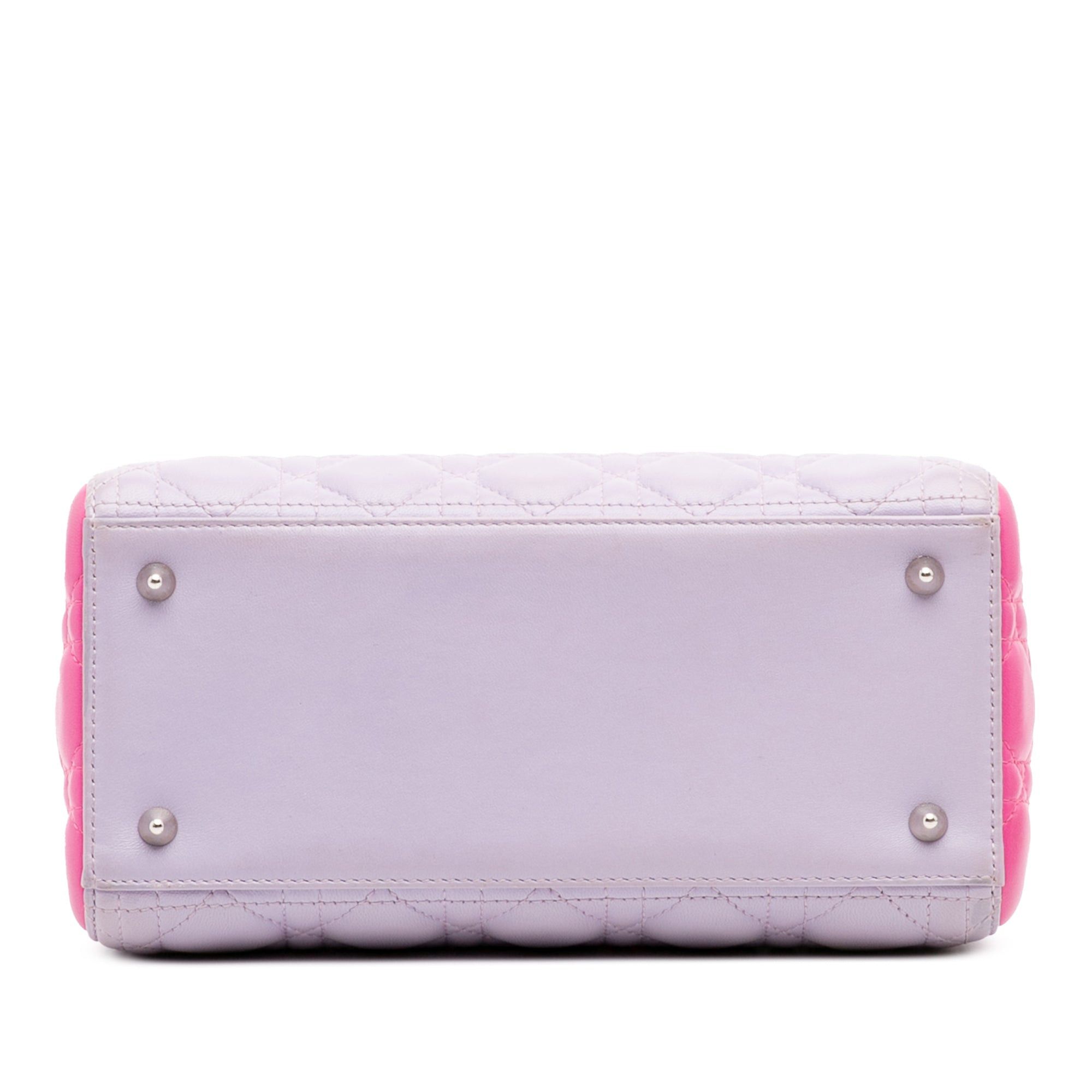 Dior Medium Bicolor Lambskin Cannage Lady Dior Size ONE SIZE - 3 Thumbnail