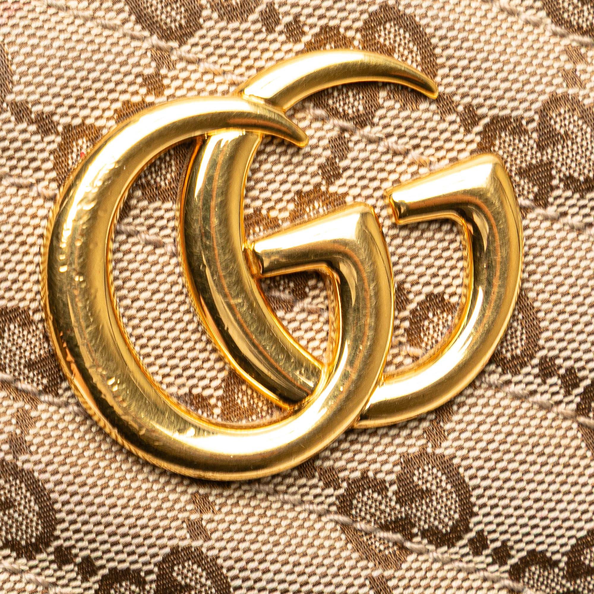 Gucci Small GG Marmont Matelasse GG Canvas and Leather Crossbody Size ONE SIZE - 7 Thumbnail