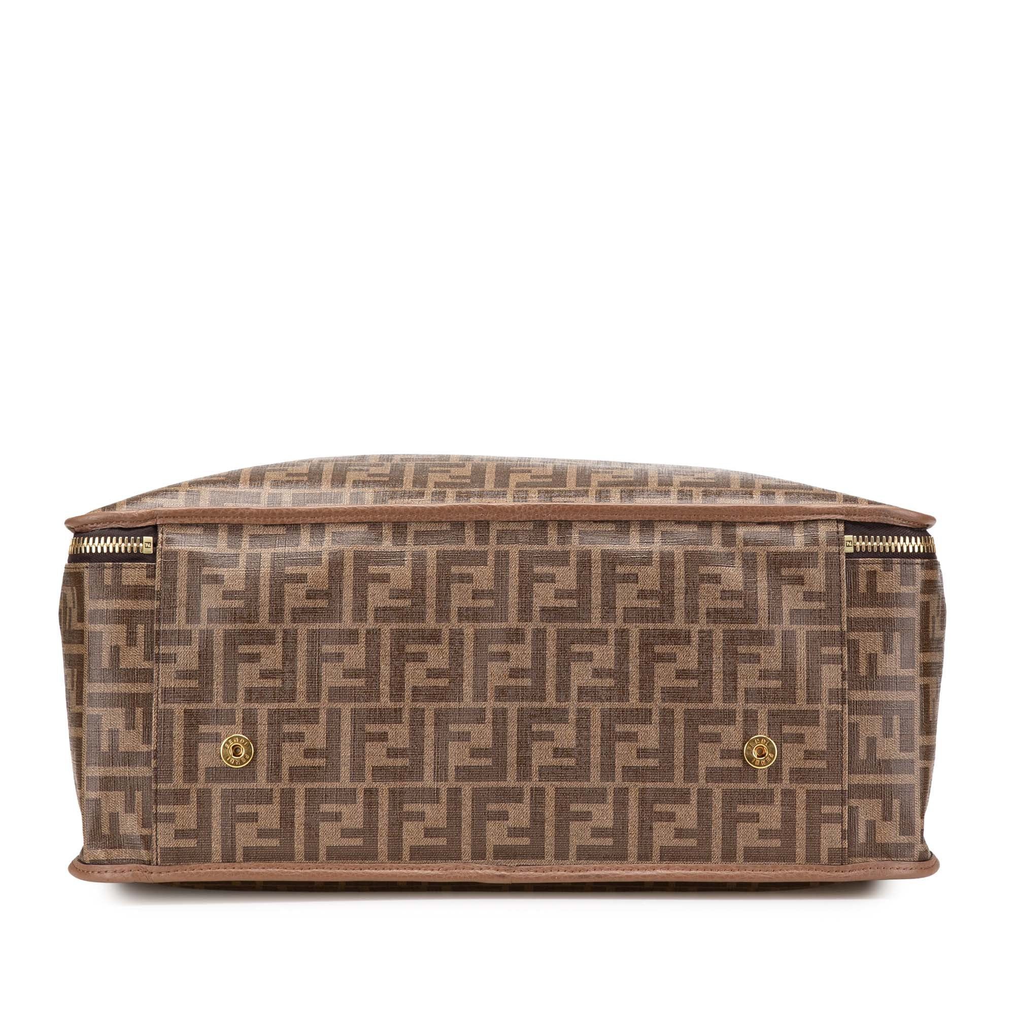 Fendi Zucca Coated Canvas Karligraphy Travel Bag Size ONE SIZE - 3 Thumbnail
