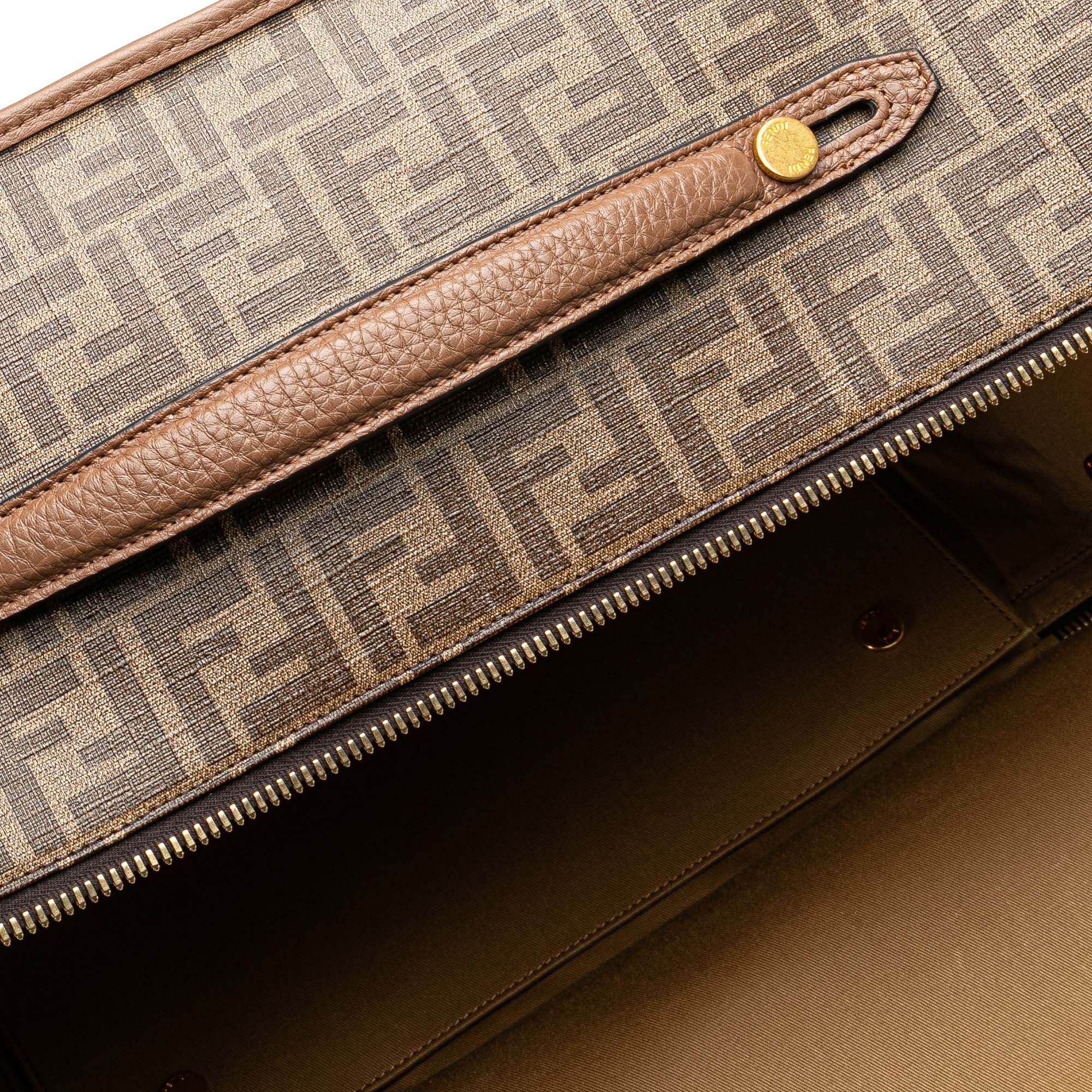 Fendi Zucca Coated Canvas Karligraphy Travel Bag Size ONE SIZE - 11 Thumbnail