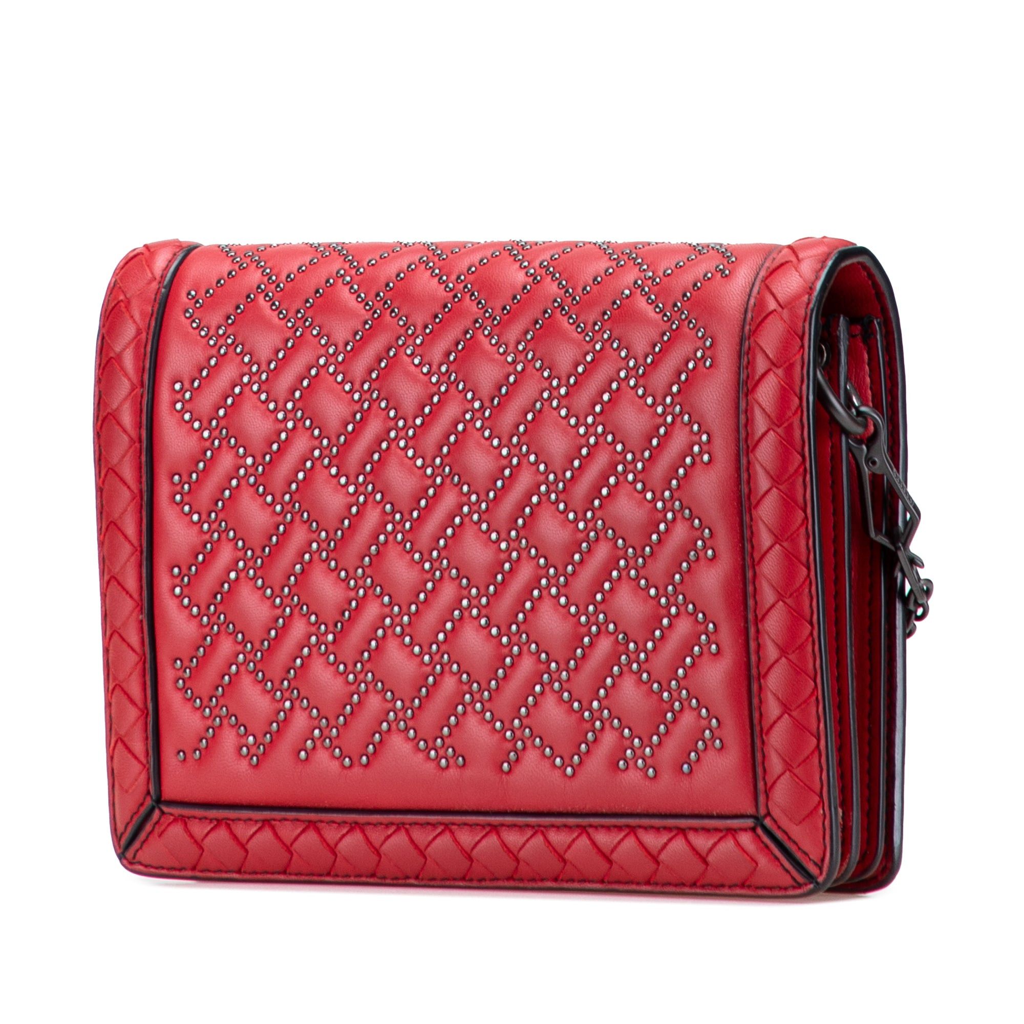 Bottega Veneta Nappa Intrecciato Microstud Montebello Crossbody Size ONE SIZE - 2 Thumbnail