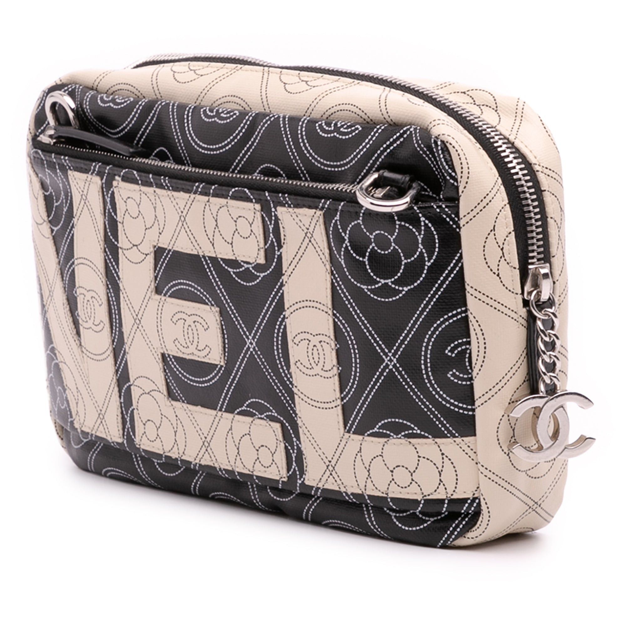 Chanel Coated Canvas Camellia Logo Camera Bag Size ONE SIZE - 2 Thumbnail