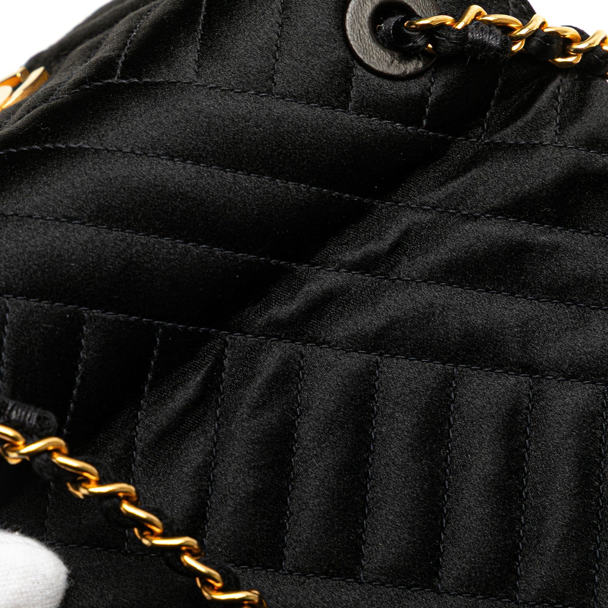 Chanel Mini Square Diagonal Quilted Satin Single Flap Size ONE SIZE - 8 Thumbnail