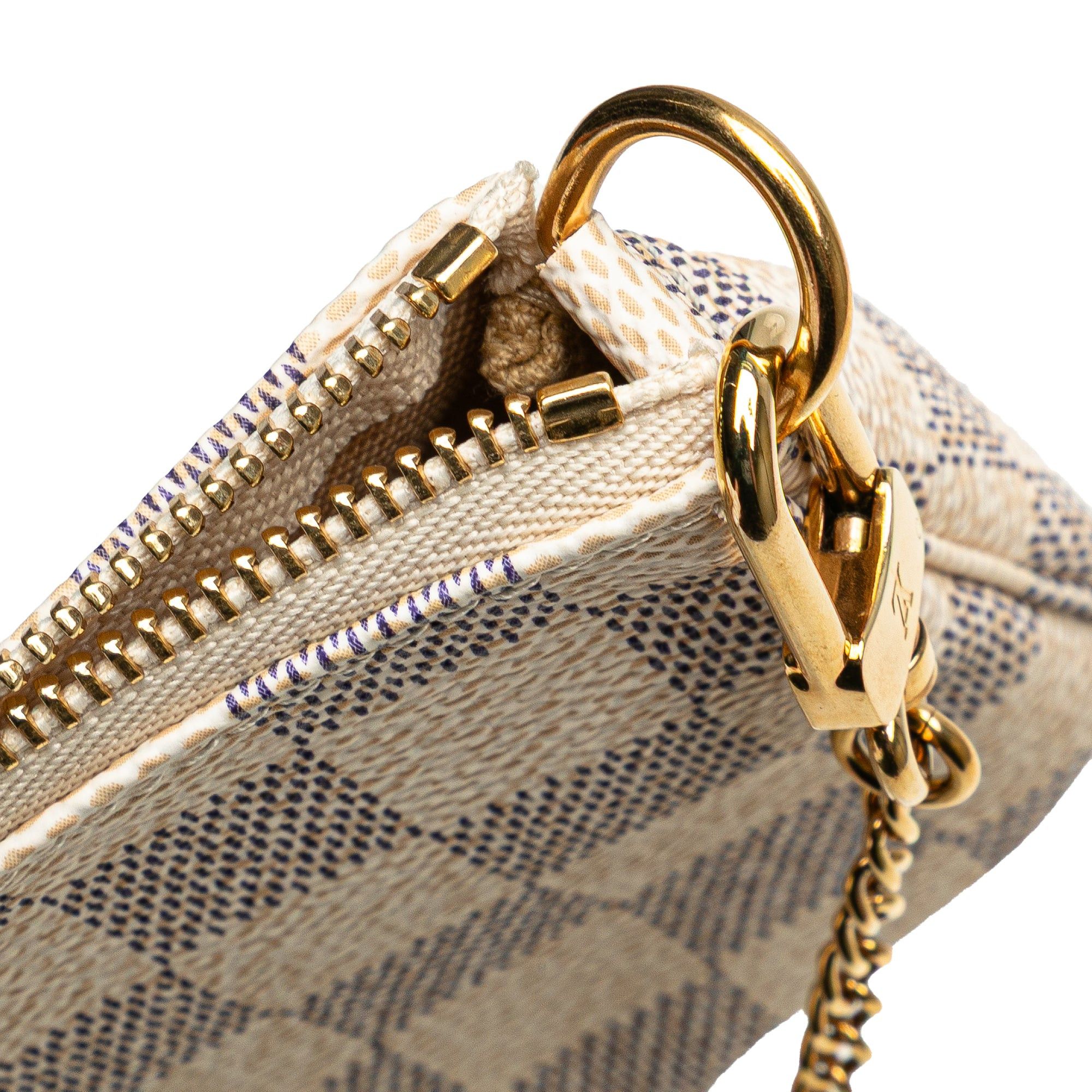 Louis Vuitton Damier Azur Illustre Transatlantic Mini Pochette Accessoires Size ONE SIZE - 8 Thumbnail