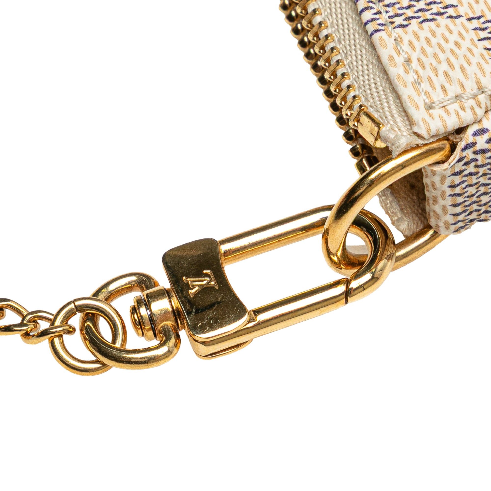 Louis Vuitton Damier Azur Illustre Transatlantic Mini Pochette Accessoires Size ONE SIZE - 9 Thumbnail