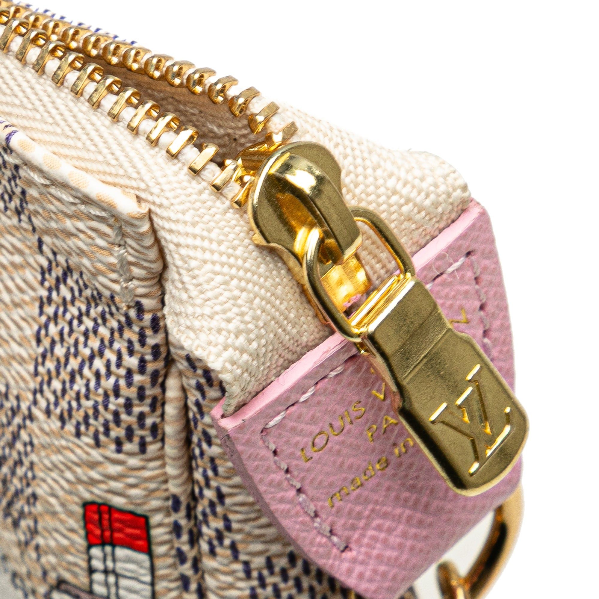 Louis Vuitton Damier Azur Illustre Transatlantic Mini Pochette Accessoires Size ONE SIZE - 7 Thumbnail