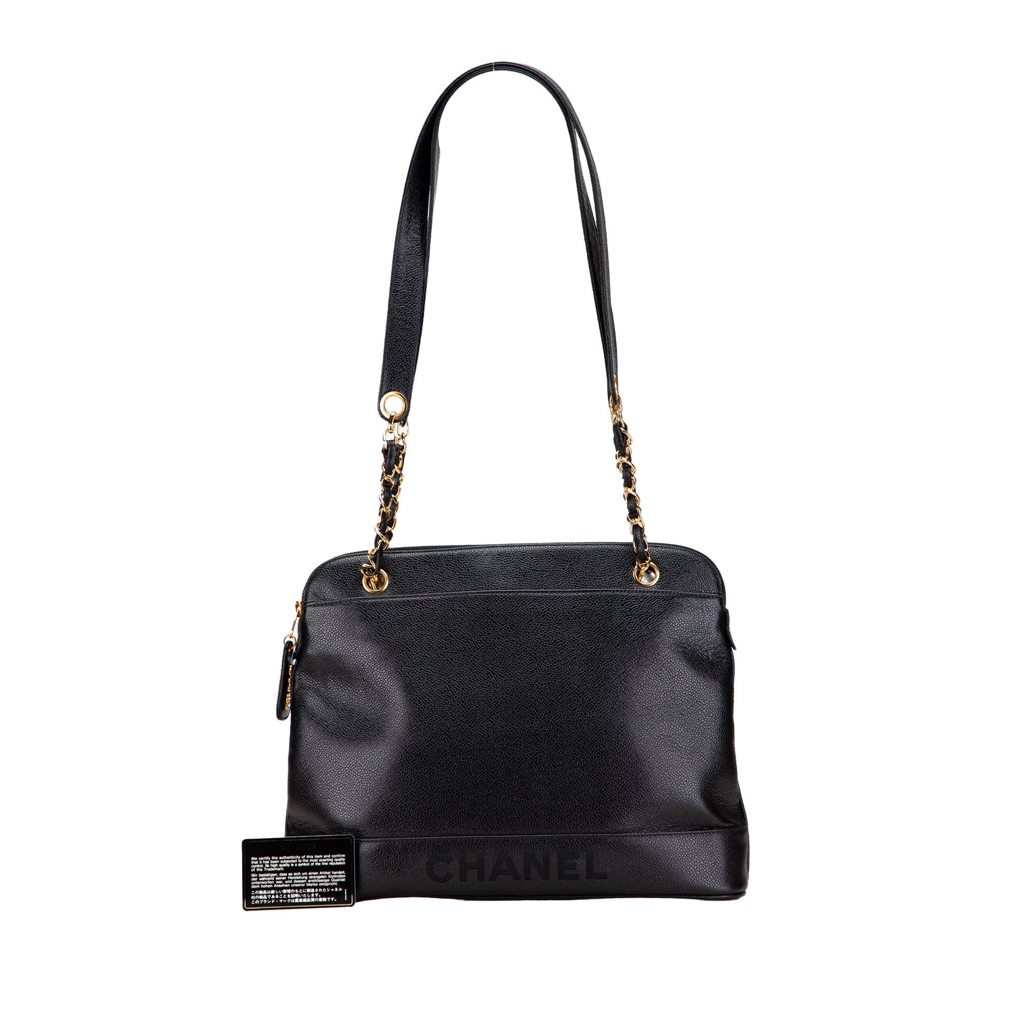 Chanel Caviar Logo Shoulder Bag Size ONE SIZE - 11 Thumbnail