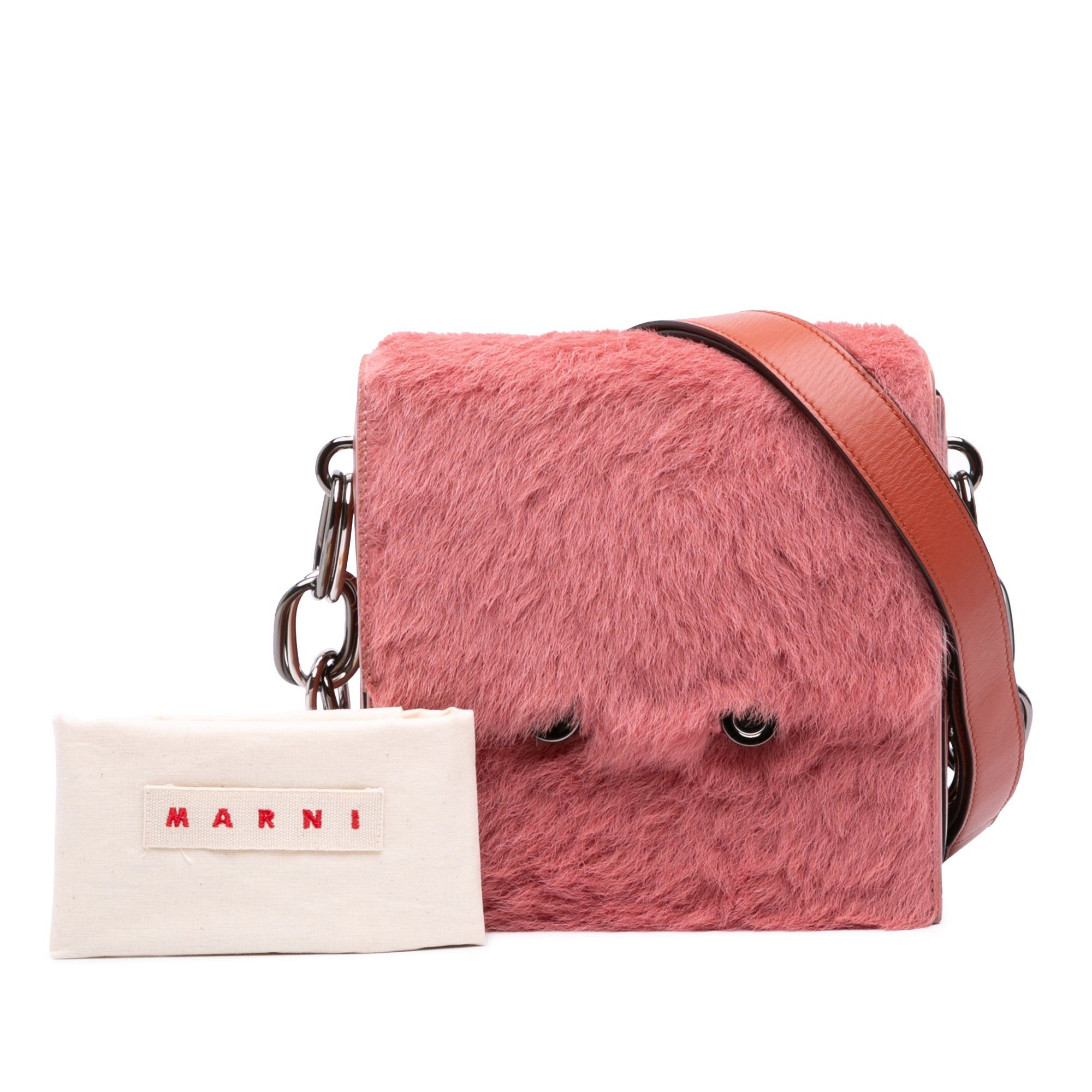 Marni Shearling Chain Crossbody Size ONE SIZE - 12 Thumbnail